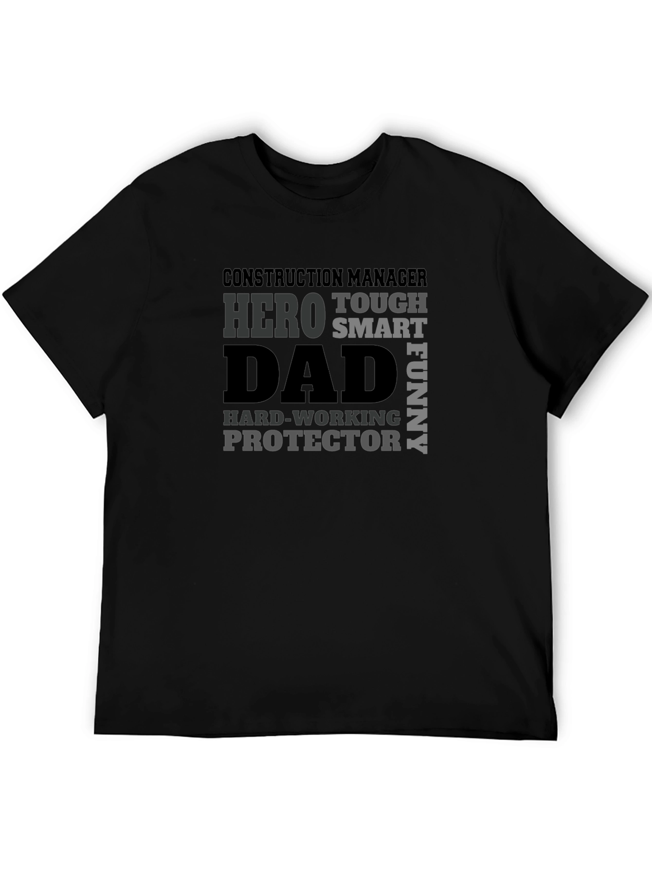 Construction Manager Dad T-Shirt