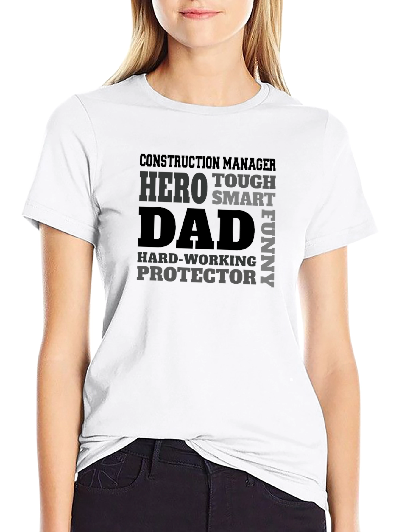 Construction Manager Dad T-Shirt