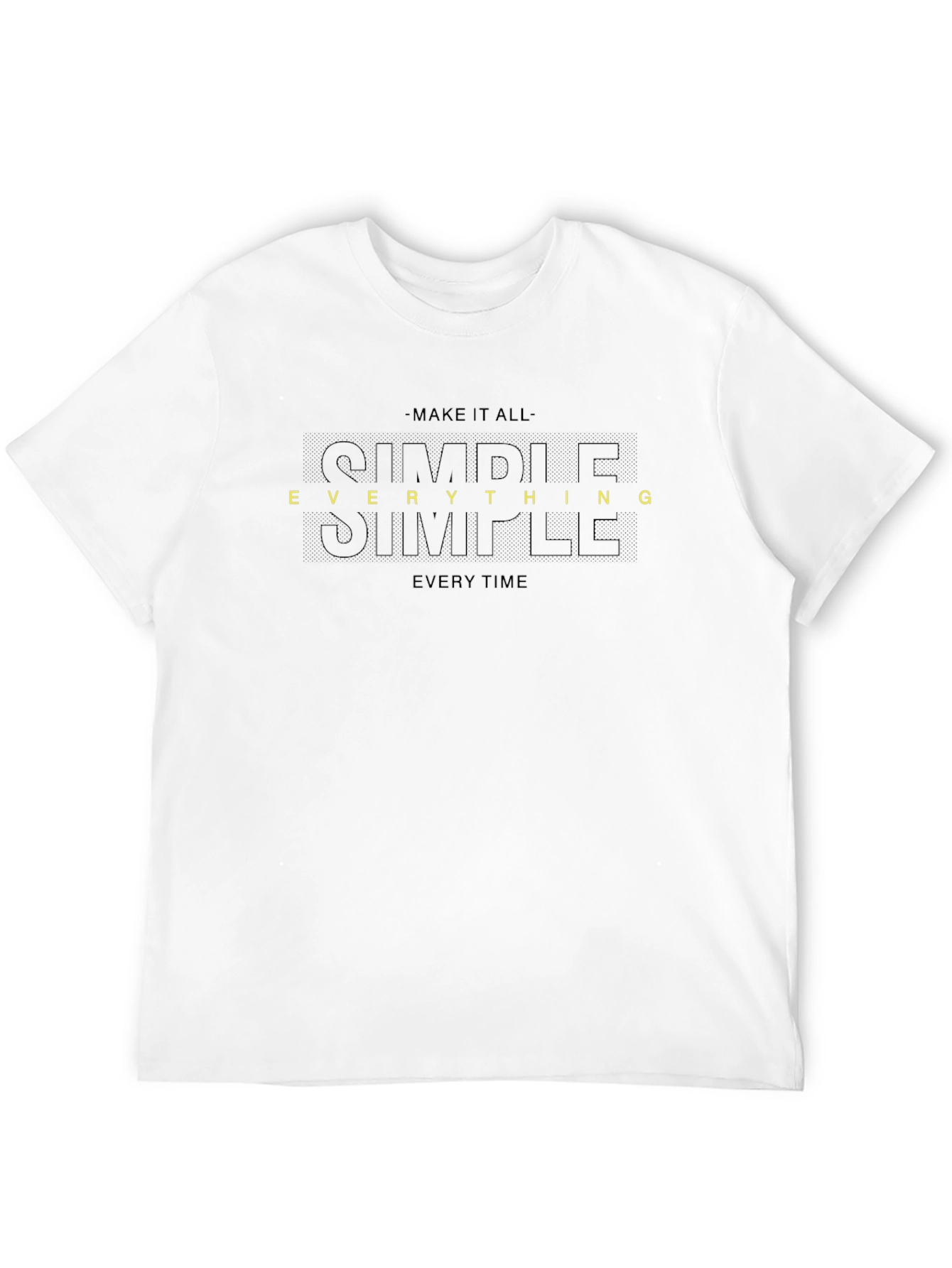Simple Everything Black Graphic Tee