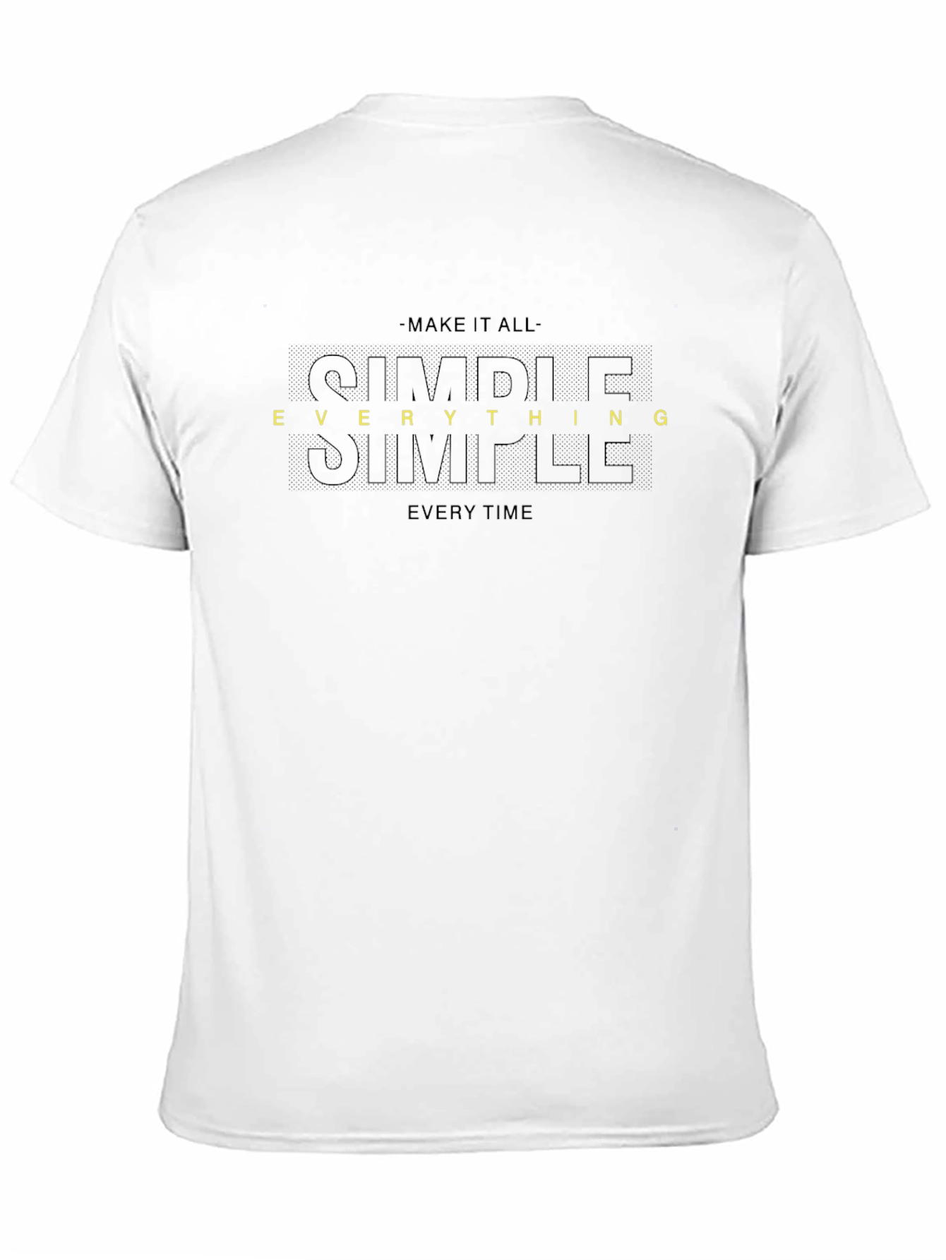 Simple Everything Black Graphic Tee