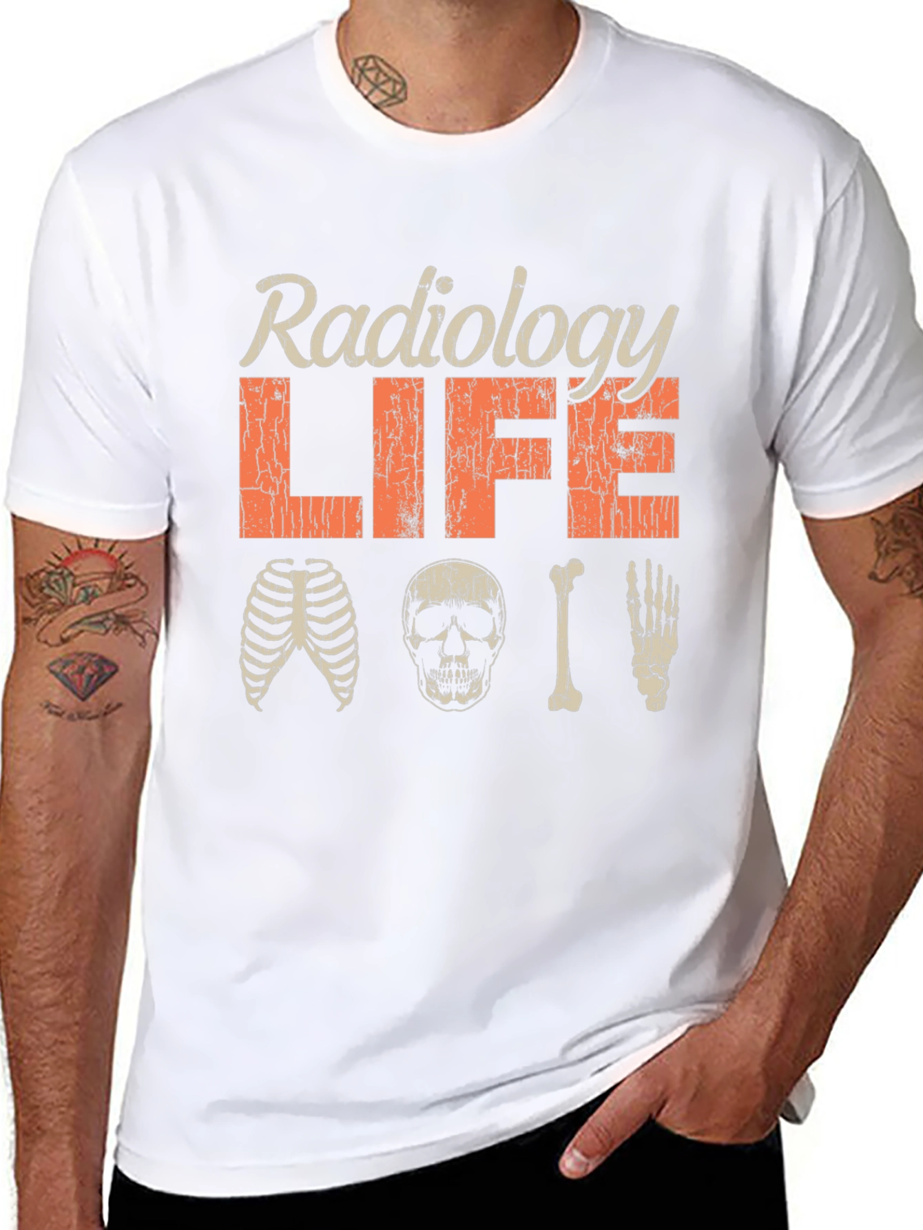 Radiology Life Graphic Tee - Medical Humor Shirt