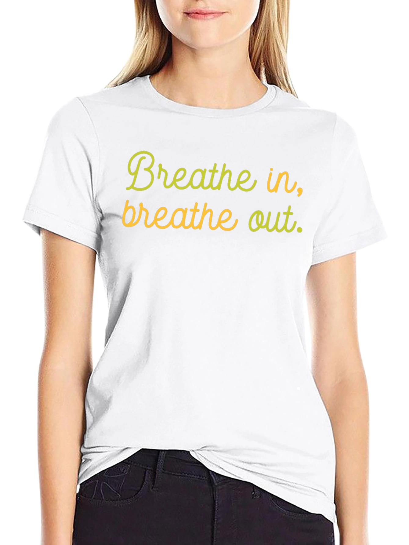 Breathe In Breathe Out Black T-Shirt