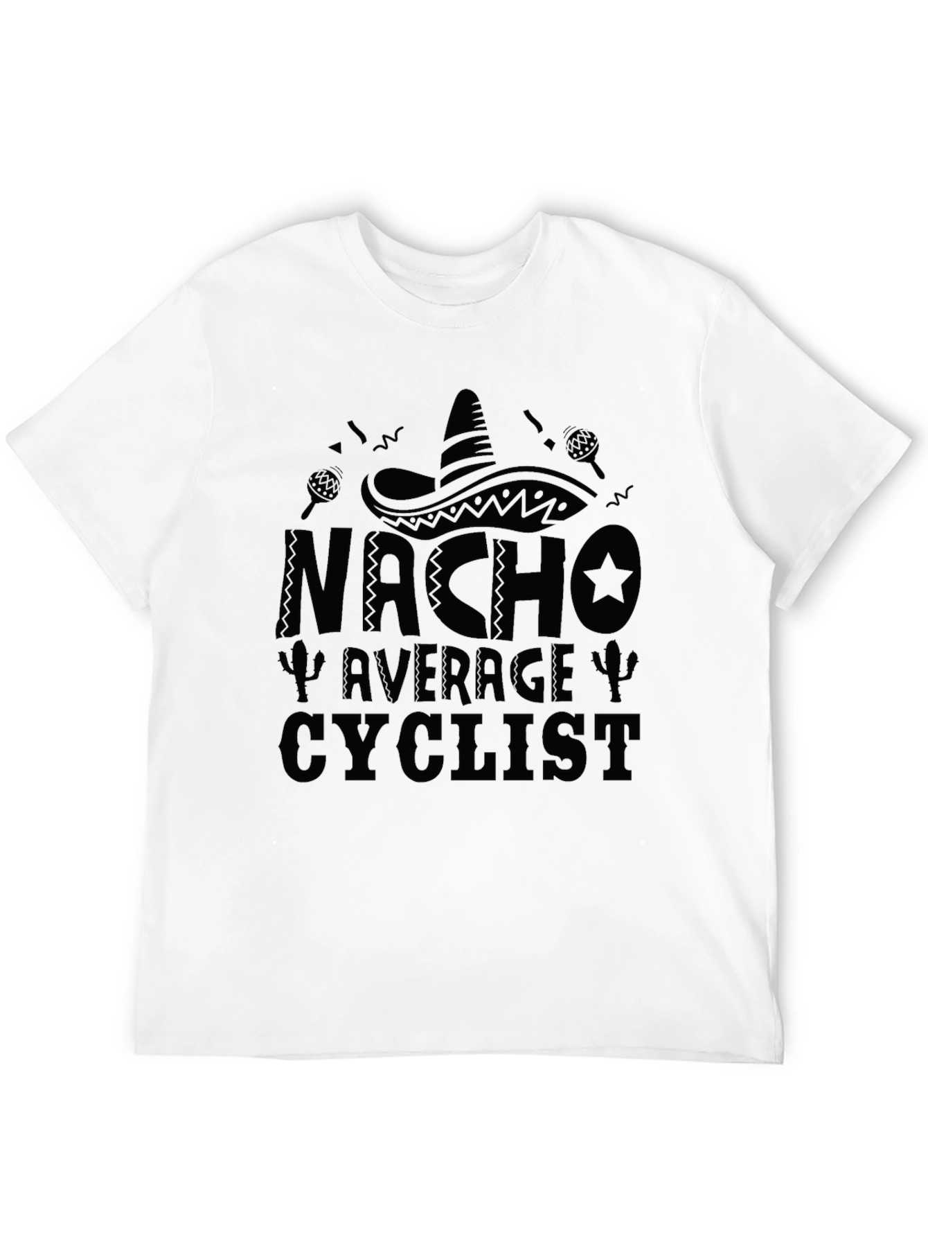 Nacho Average Cyclist Graphic T-Shirt