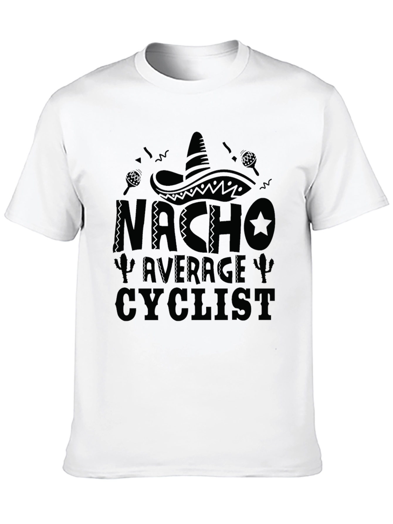 Nacho Average Cyclist Graphic T-Shirt