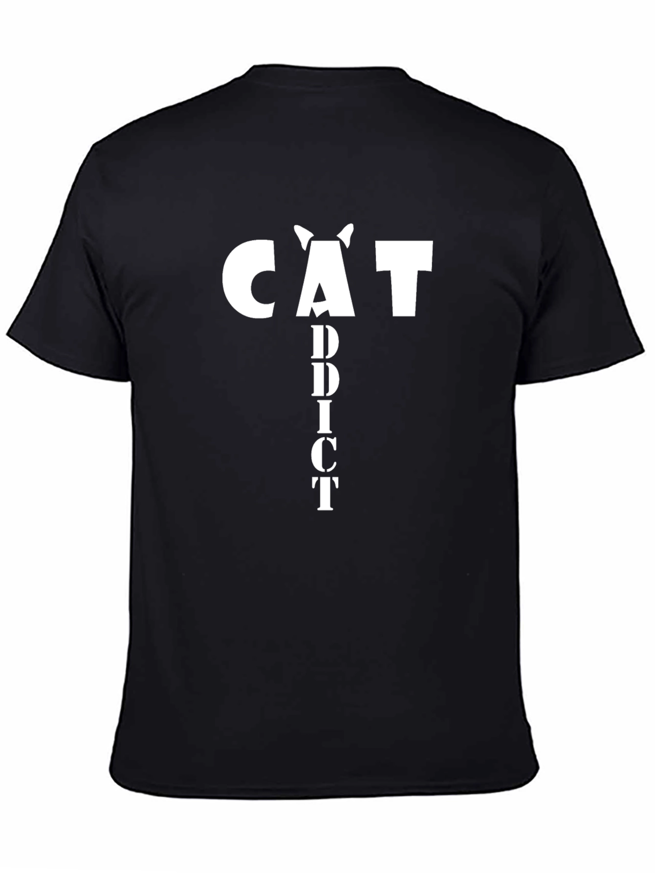 Cat Addict T-Shirt - Trendy Graphic Tee