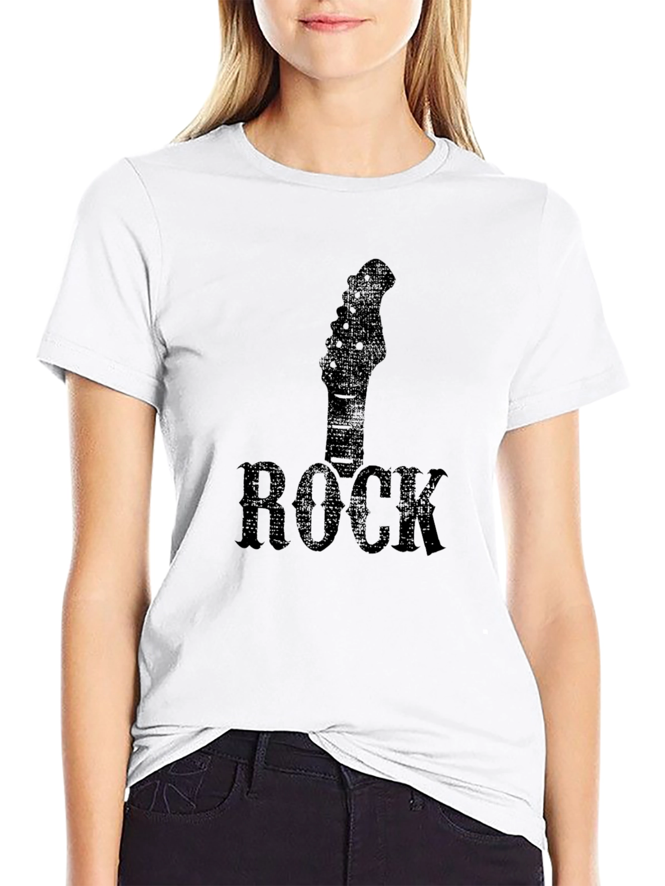 Rock Music Guitar Head T-Shirt