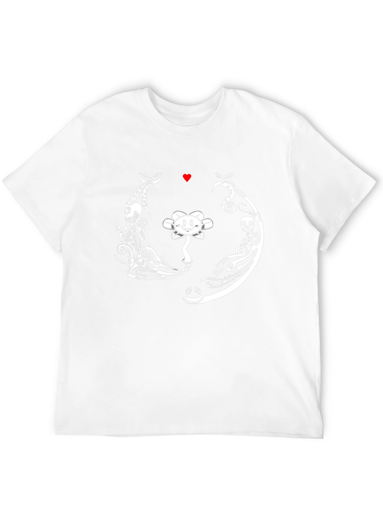 Undertale Flowey T-Shirt - Black Cotton Blend Graphic Tee