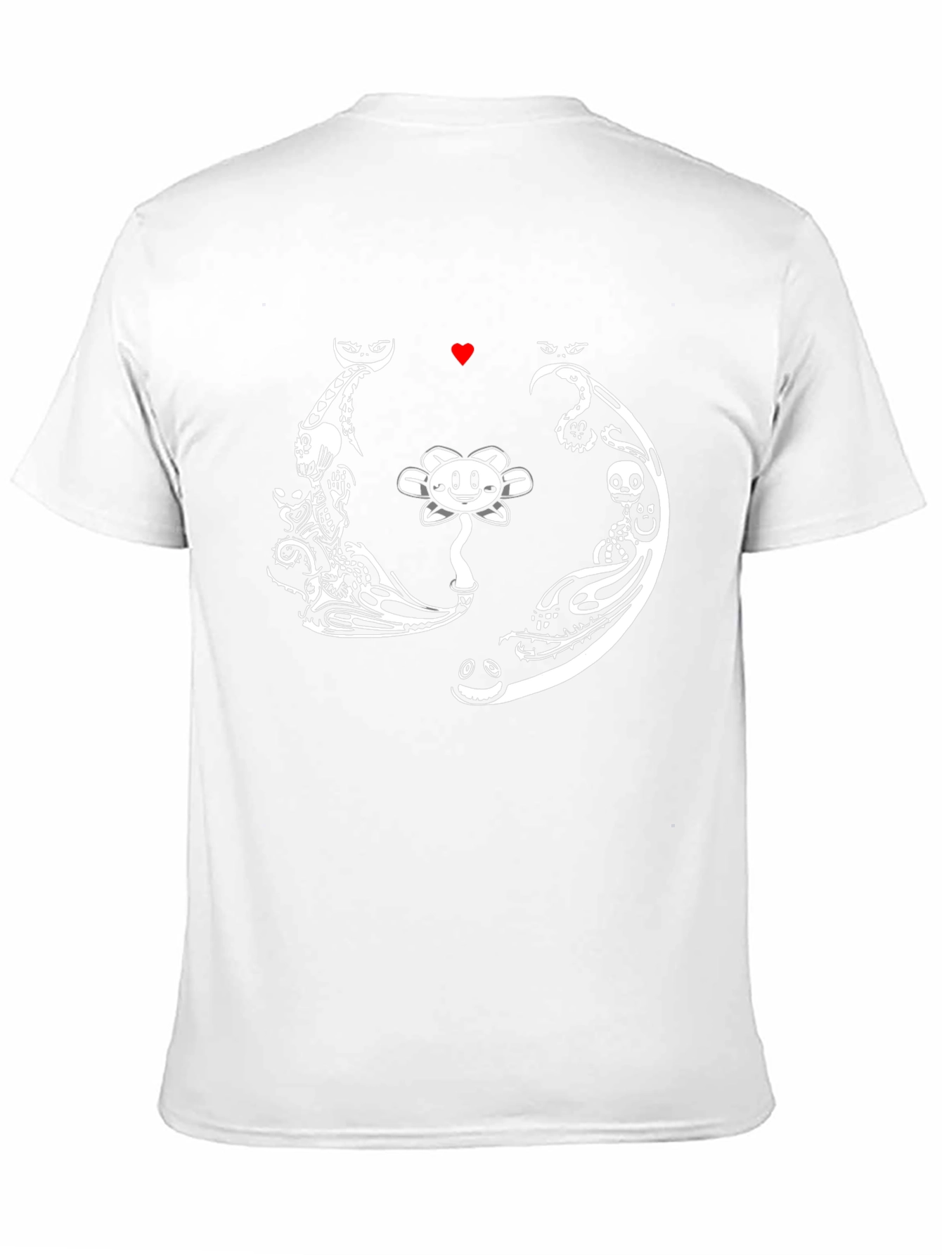 Undertale Flowey T-Shirt - Black Cotton Blend Graphic Tee