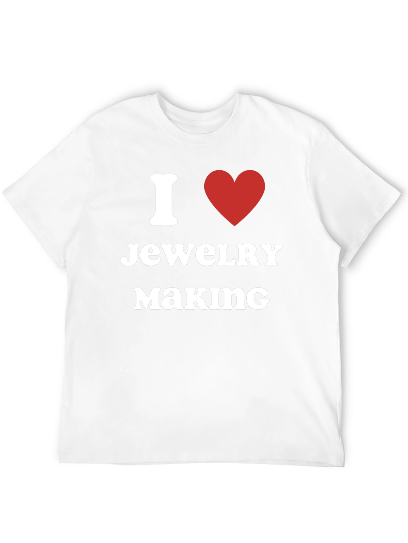 I Love Jewelry Making Black T-Shirt