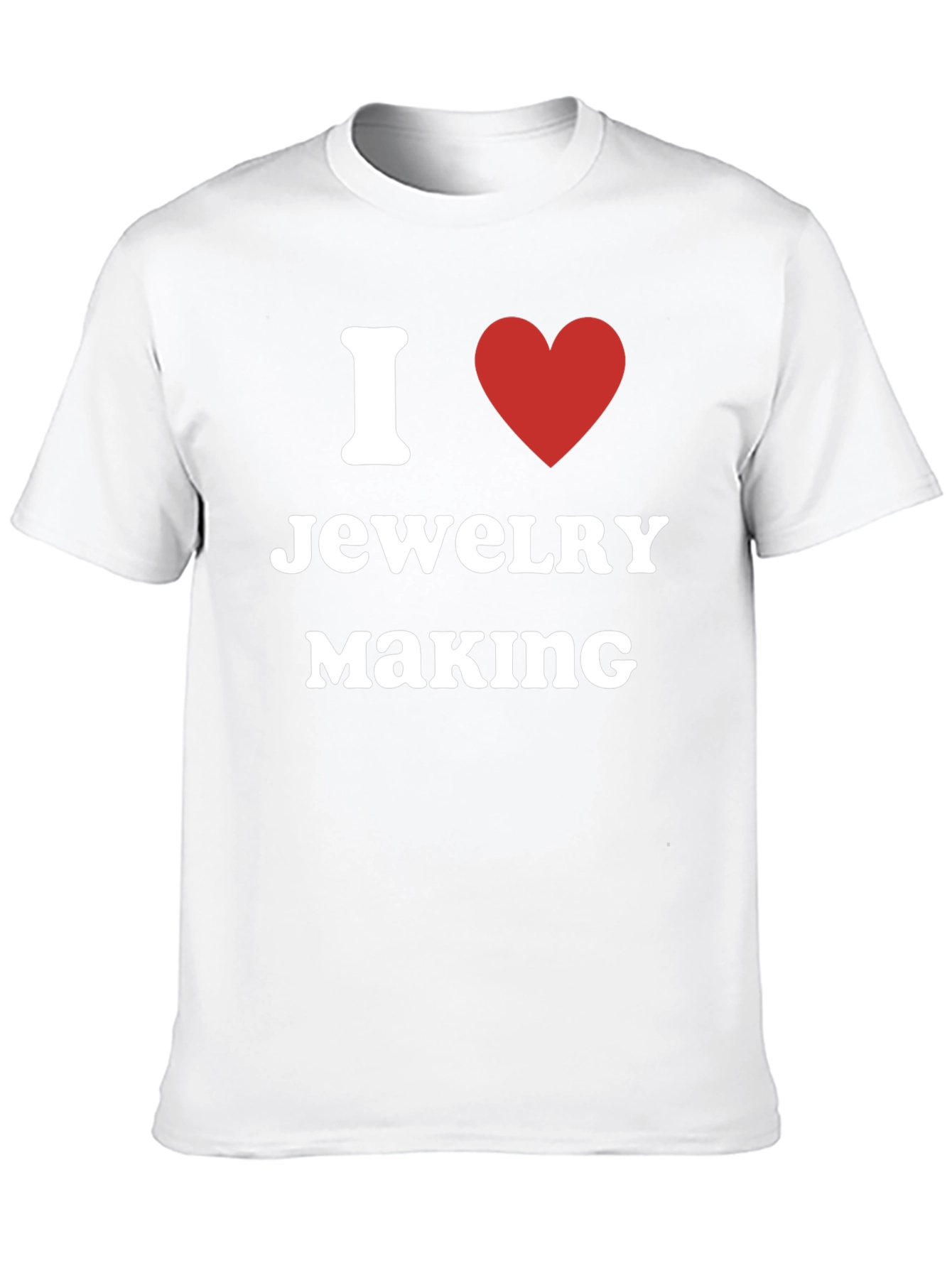 I Love Jewelry Making Black T-Shirt