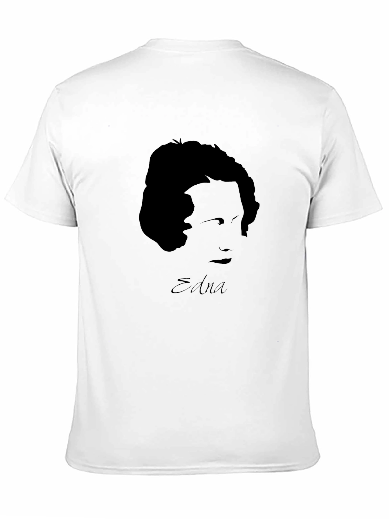Edna Silhouette Black T-Shirt
