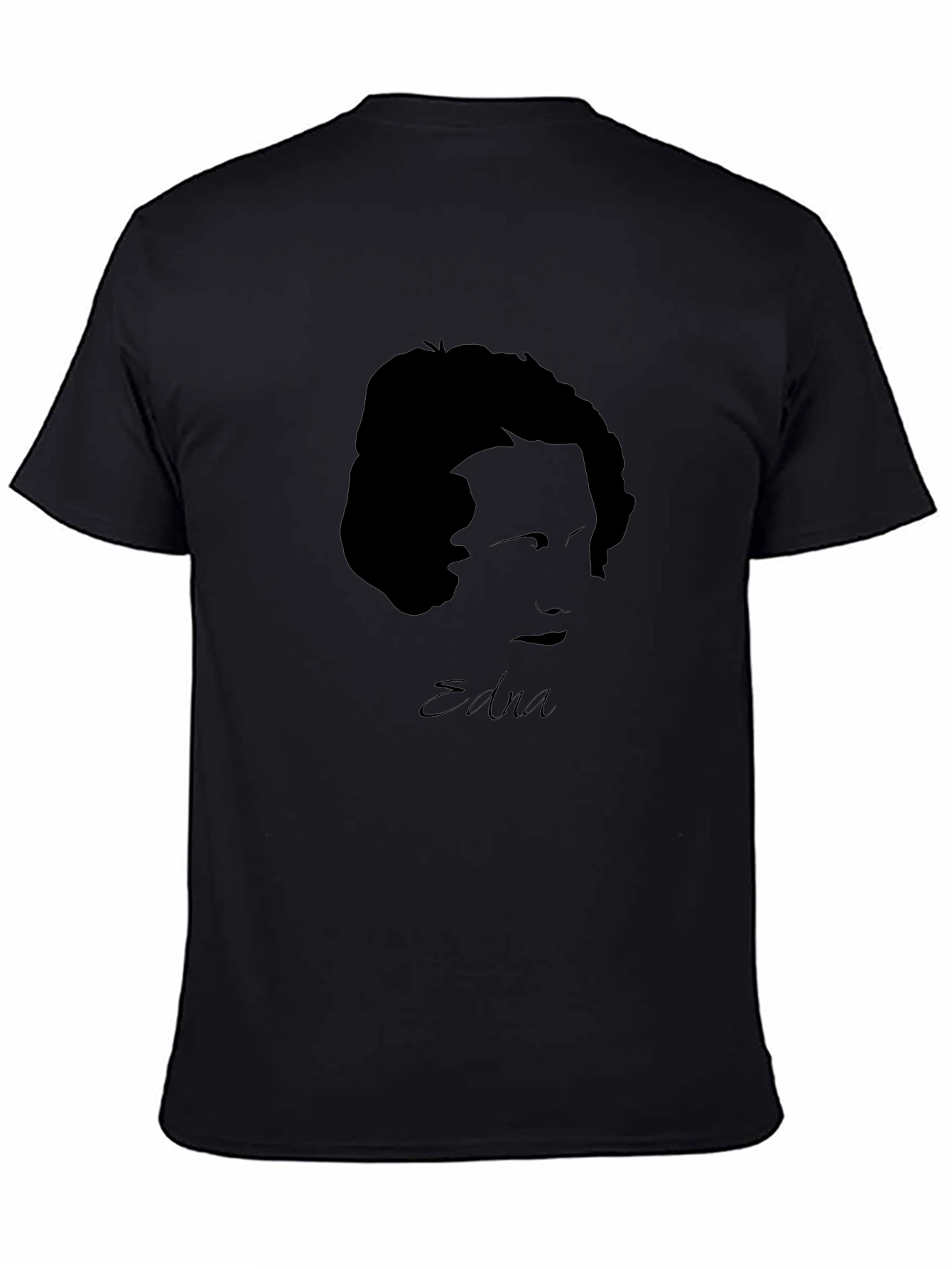 Edna Silhouette Black T-Shirt