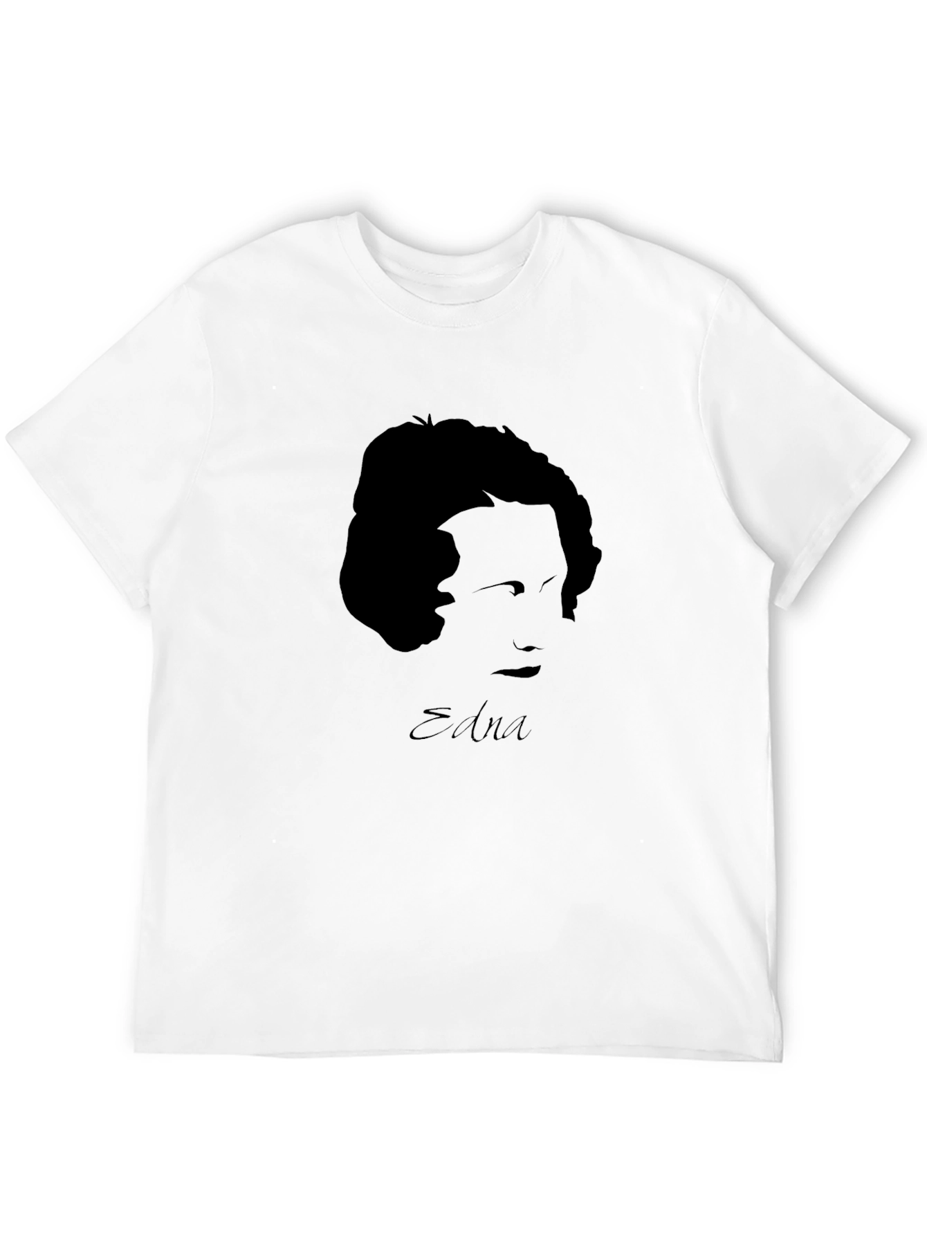 Edna Silhouette Black T-Shirt