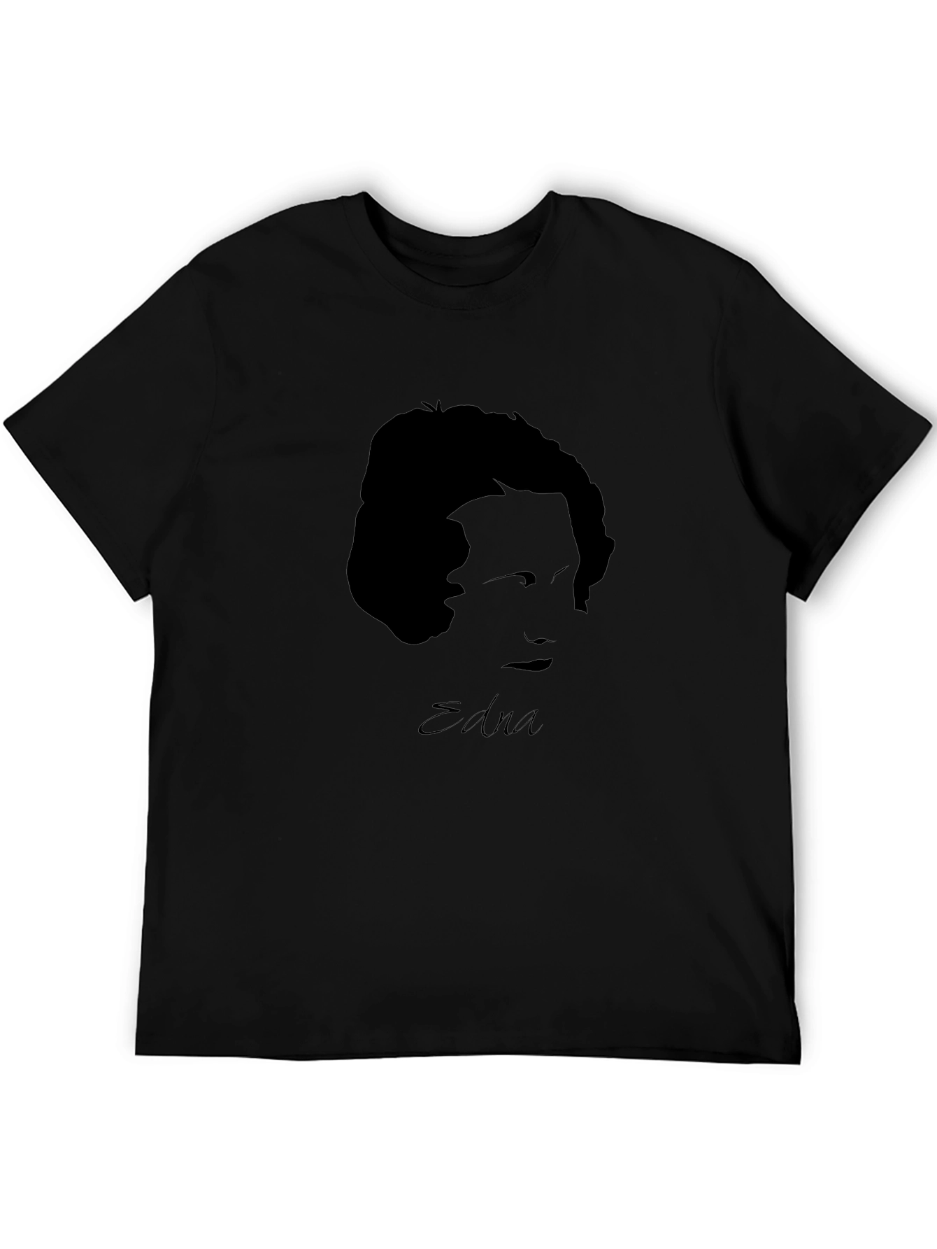 Edna Silhouette Black T-Shirt