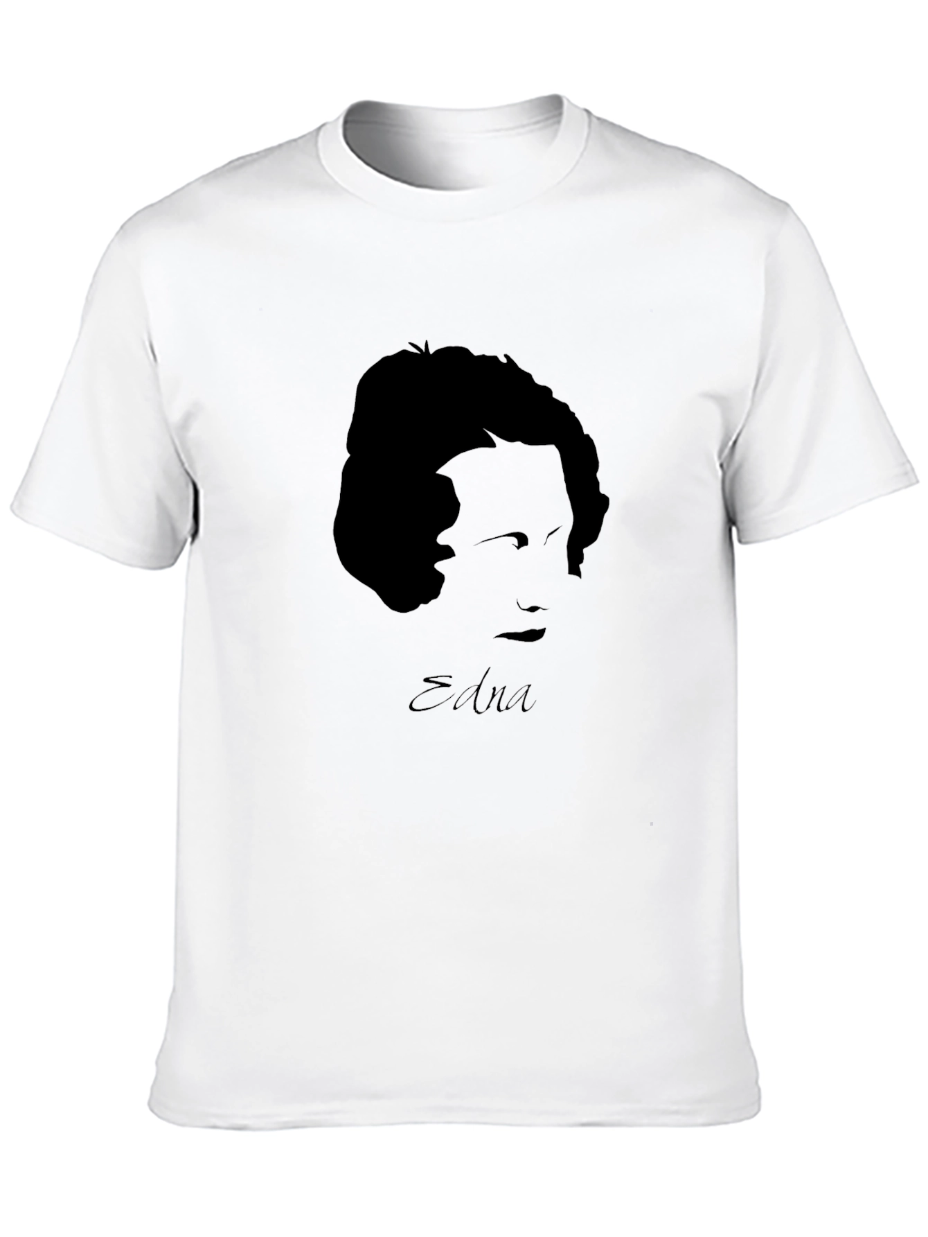 Edna Silhouette Black T-Shirt