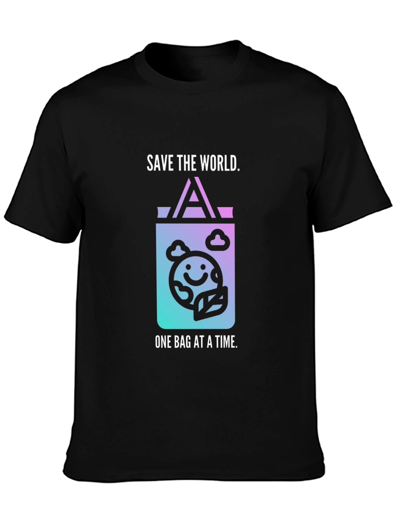 Eco-Friendly Save the World Graphic Tee