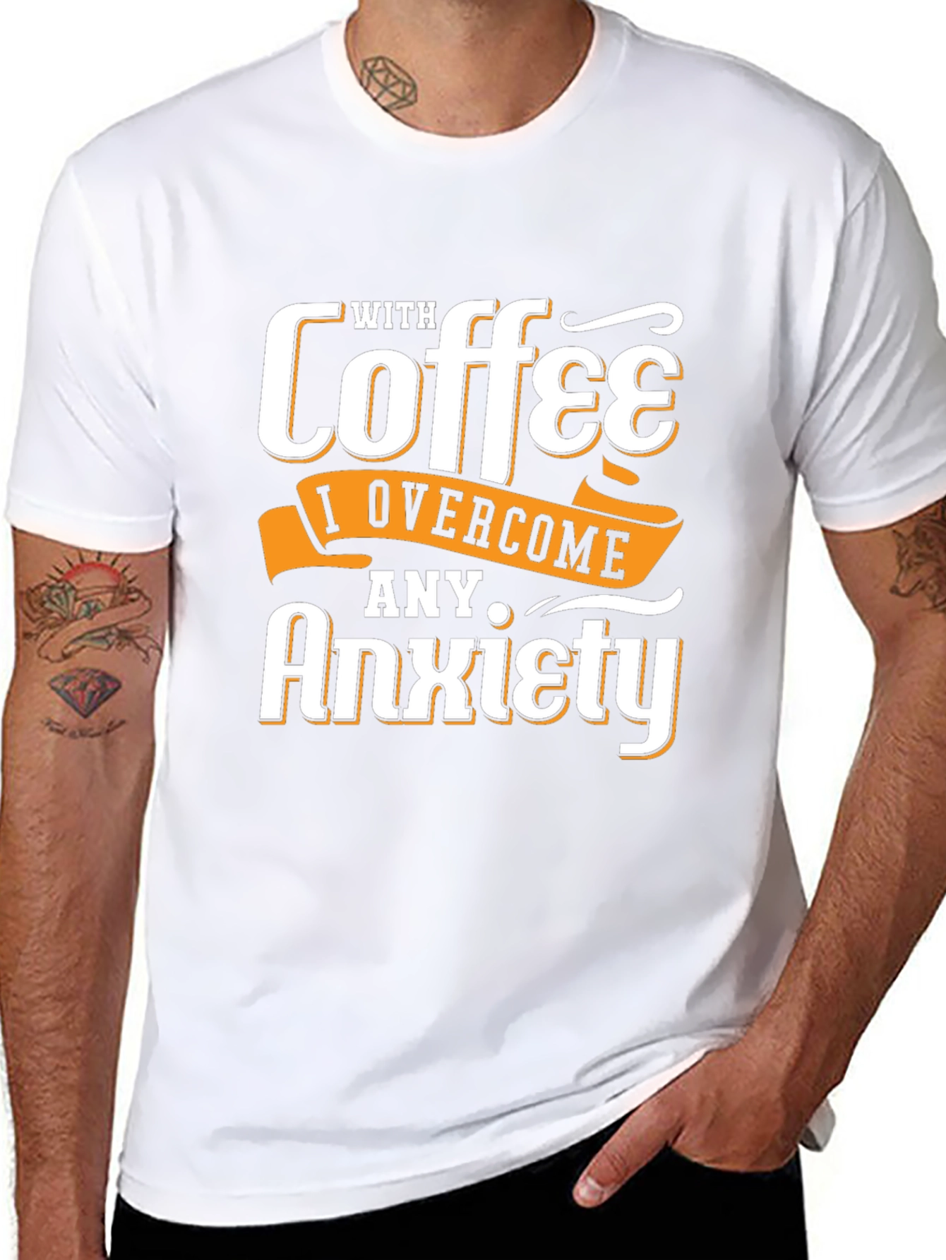 Coffee Over Anxiety Graphic Tee