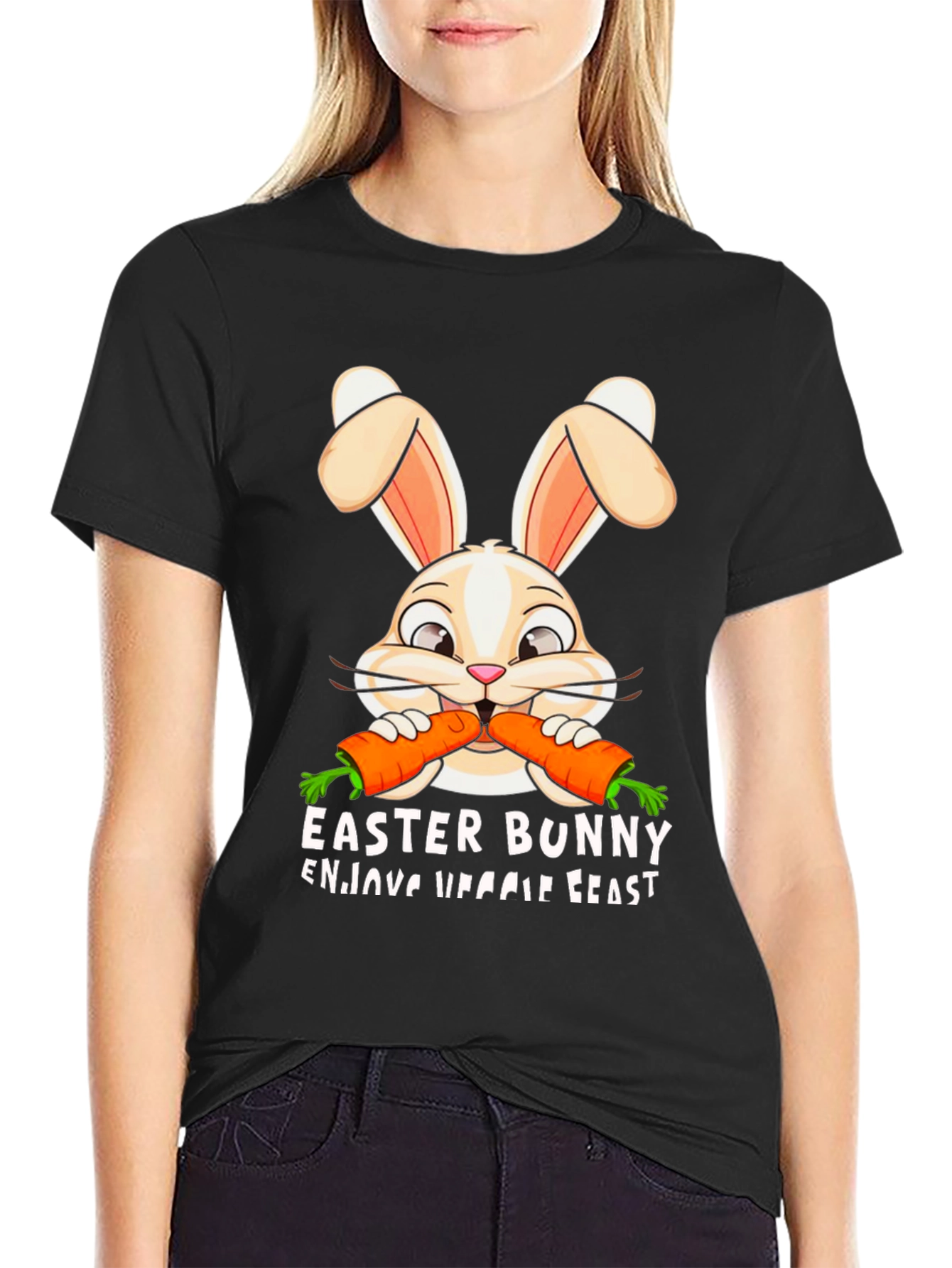 Easter Bunny Veggie Feast T-Shirt