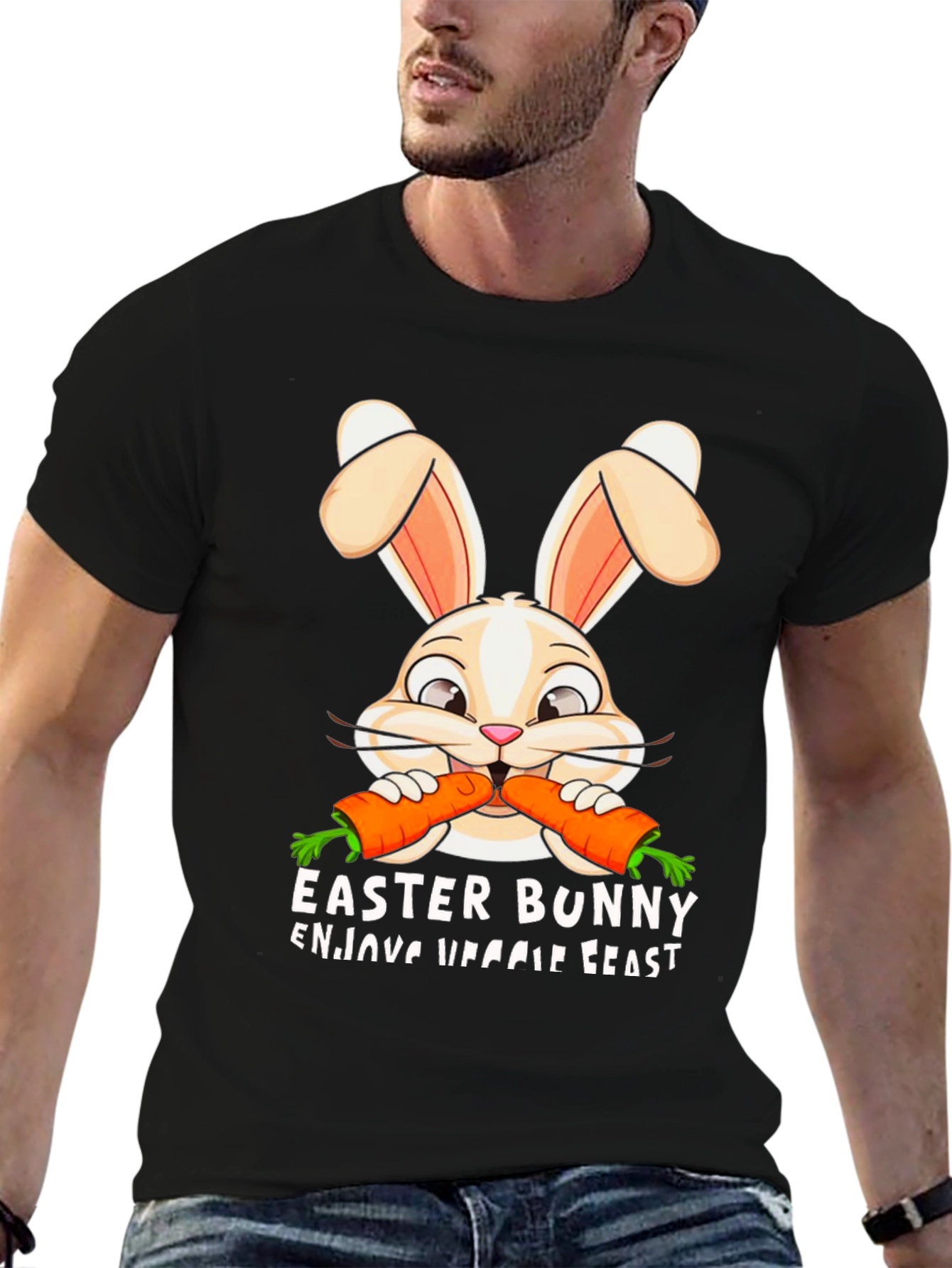 Easter Bunny Veggie Feast T-Shirt