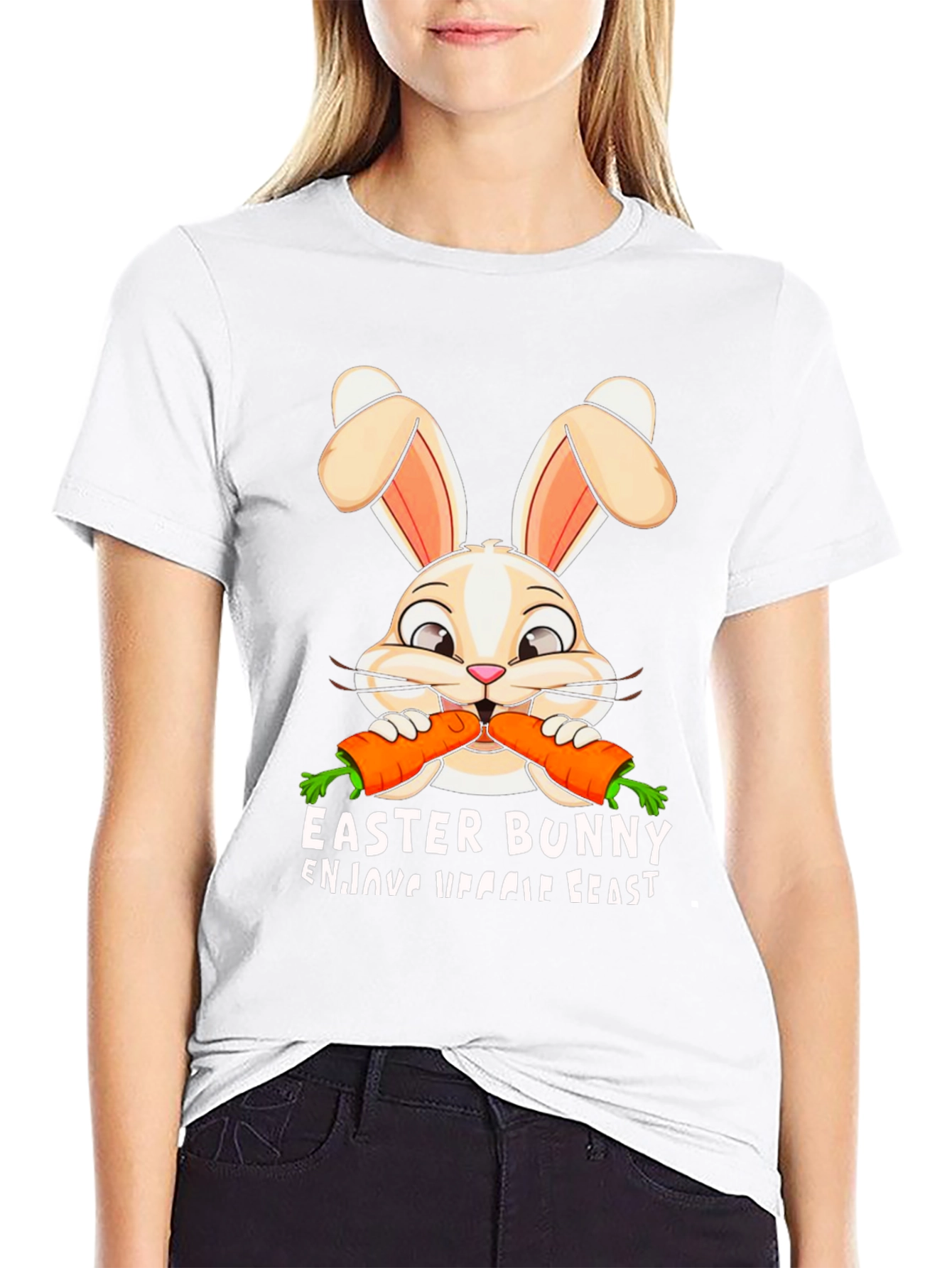 Easter Bunny Veggie Feast T-Shirt