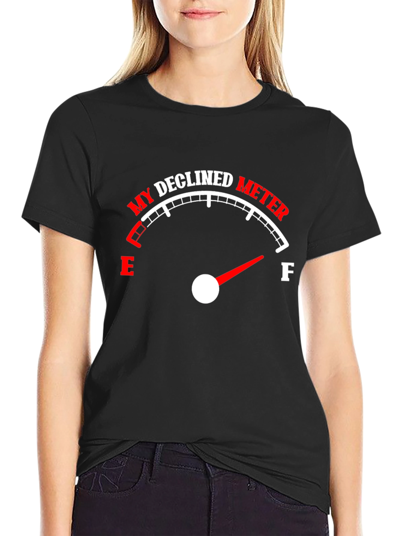 Declined Meter T-Shirt - Funny Graphic Tee
