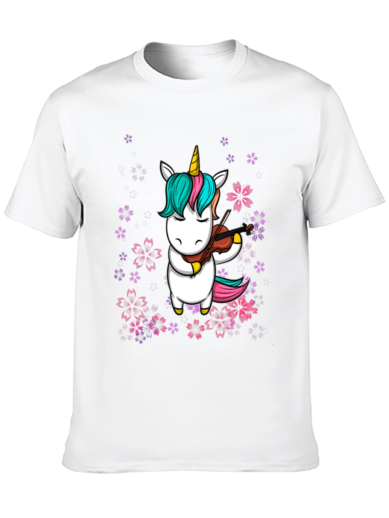 Unicorn Violinist Graphic Tee