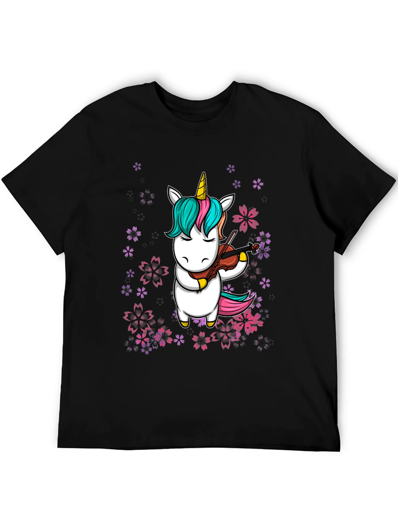 Unicorn Violinist Graphic Tee
