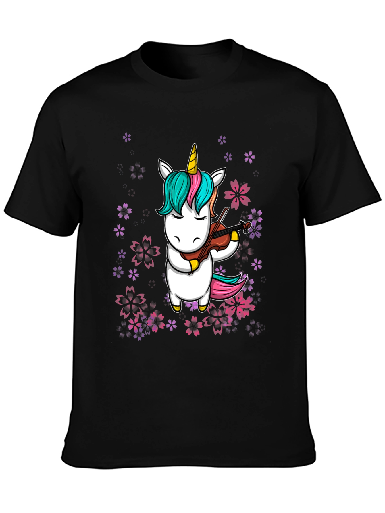 Unicorn Violinist Graphic Tee