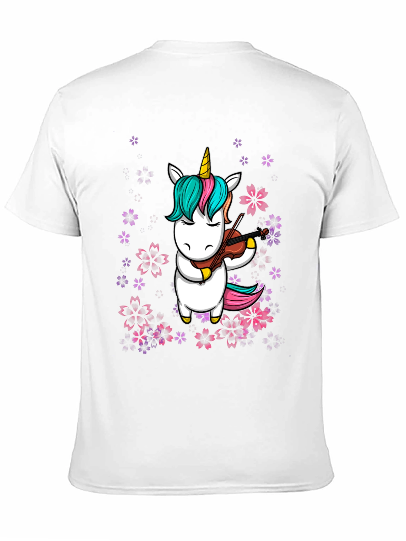 Unicorn Violinist Graphic Tee