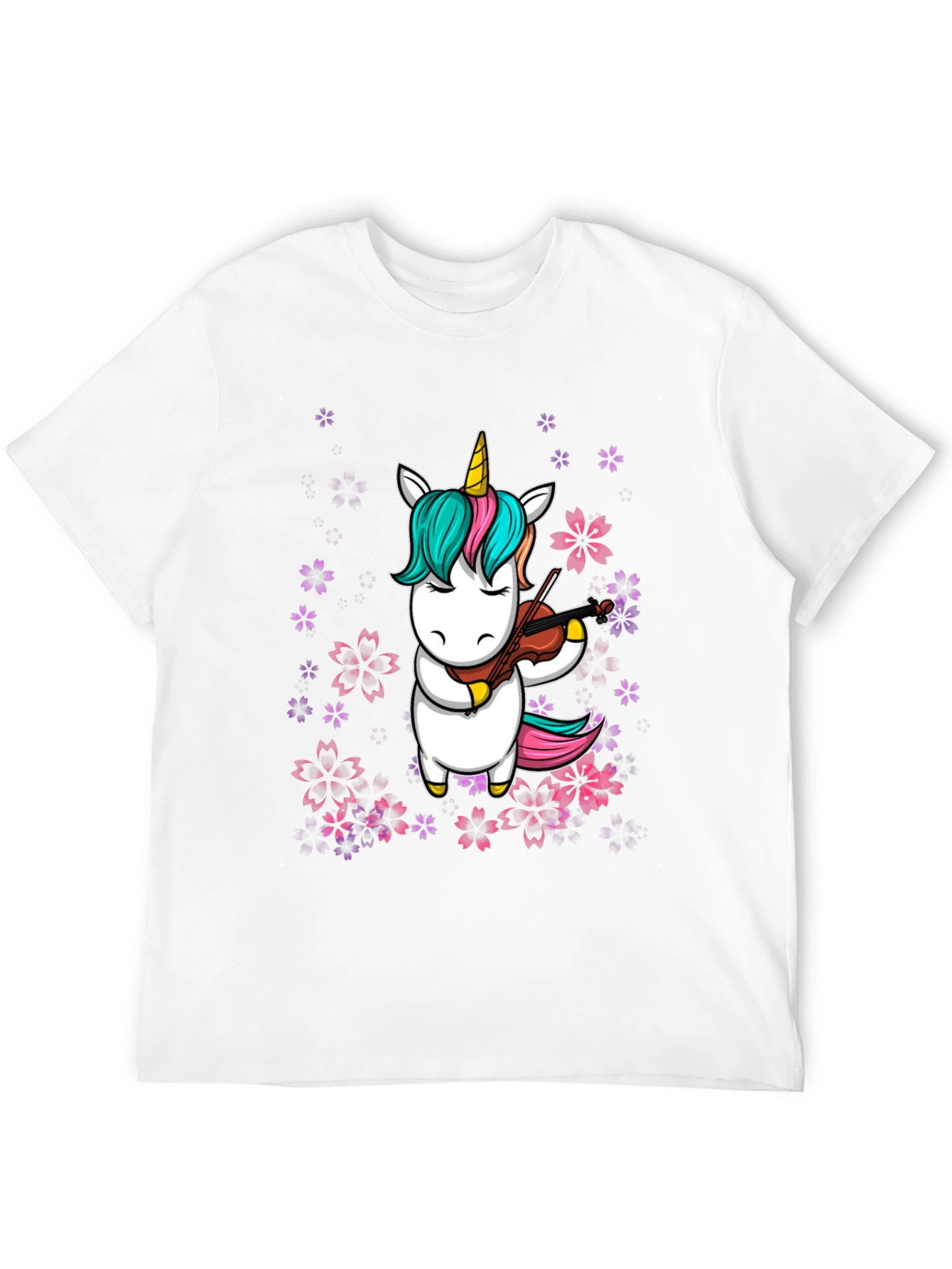 Unicorn Violinist Graphic Tee