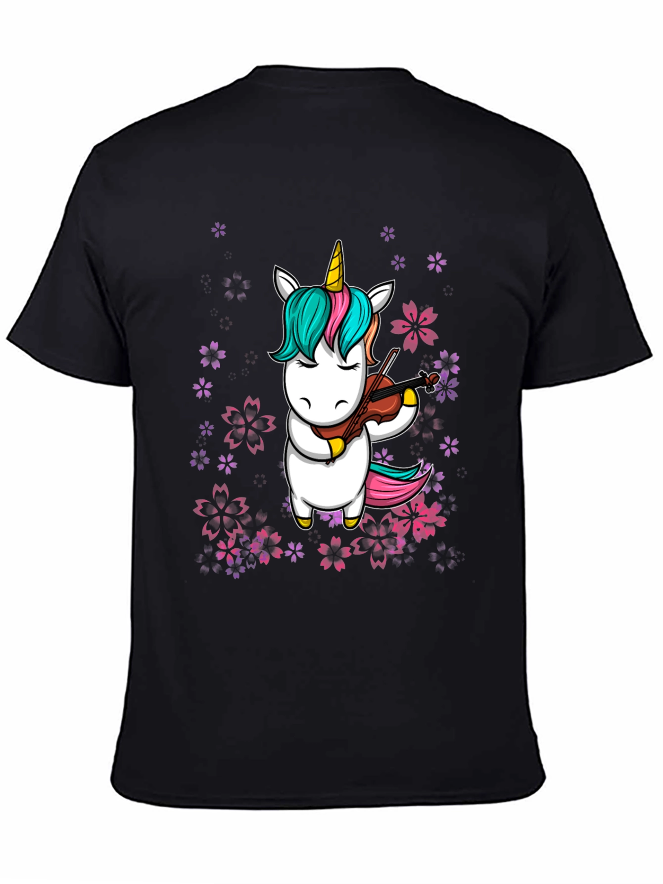Unicorn Violinist Graphic Tee