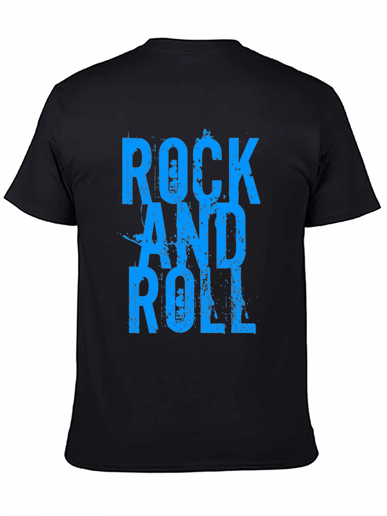 Rock and Roll Graphic Tee - Classic Black