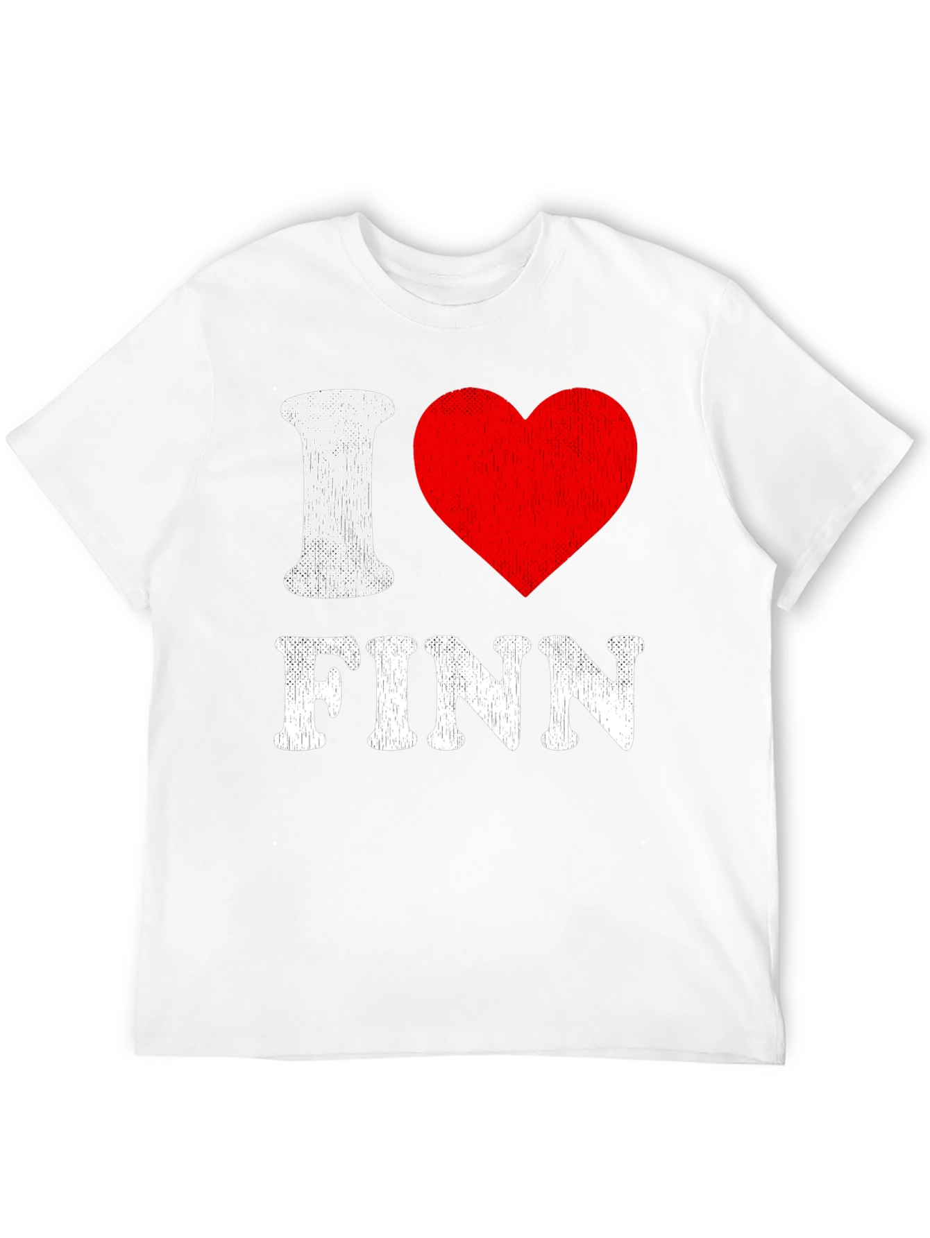 I Heart Finn T-Shirt - Black Graphic Tee