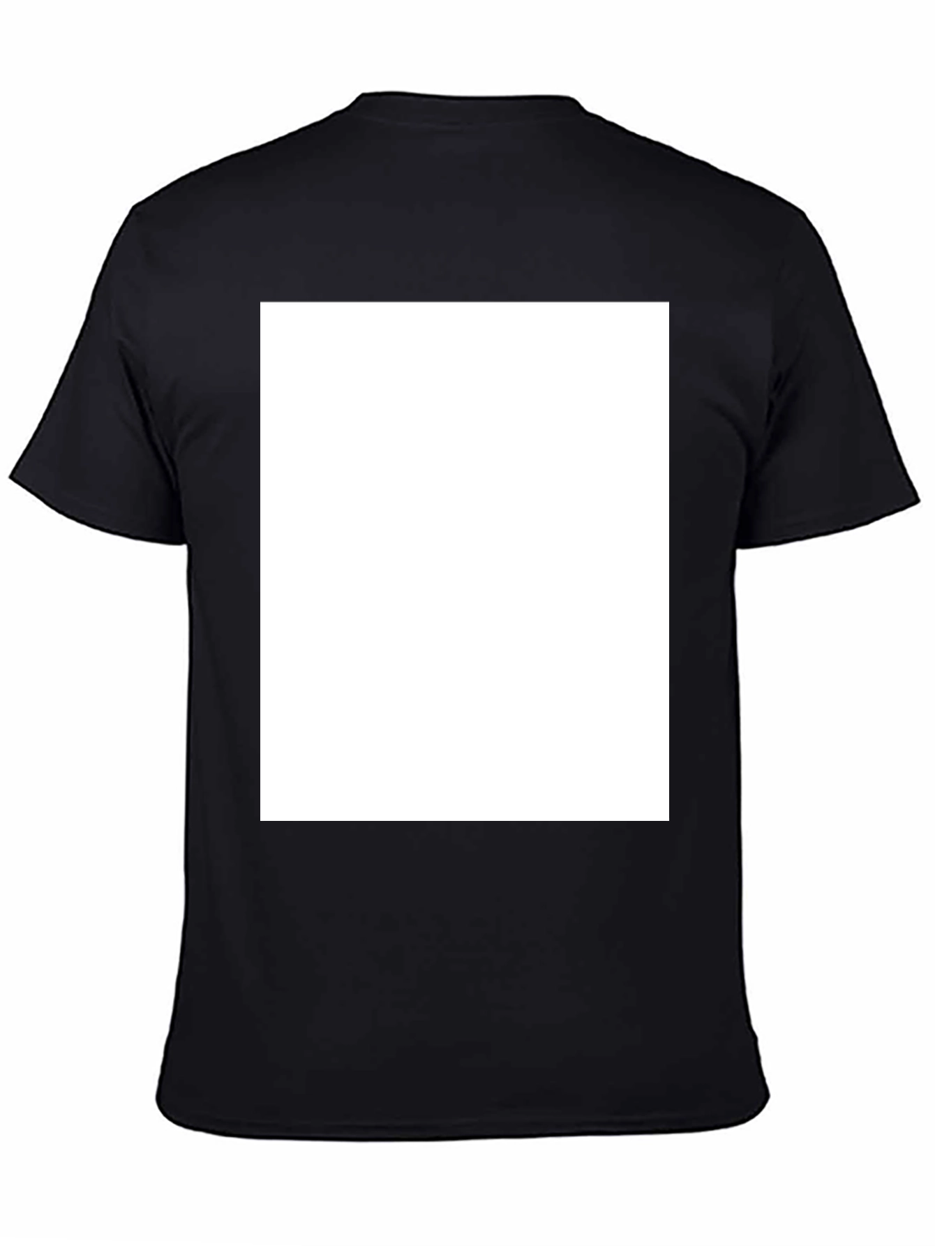 Mens Black Crew Neck T-Shirt