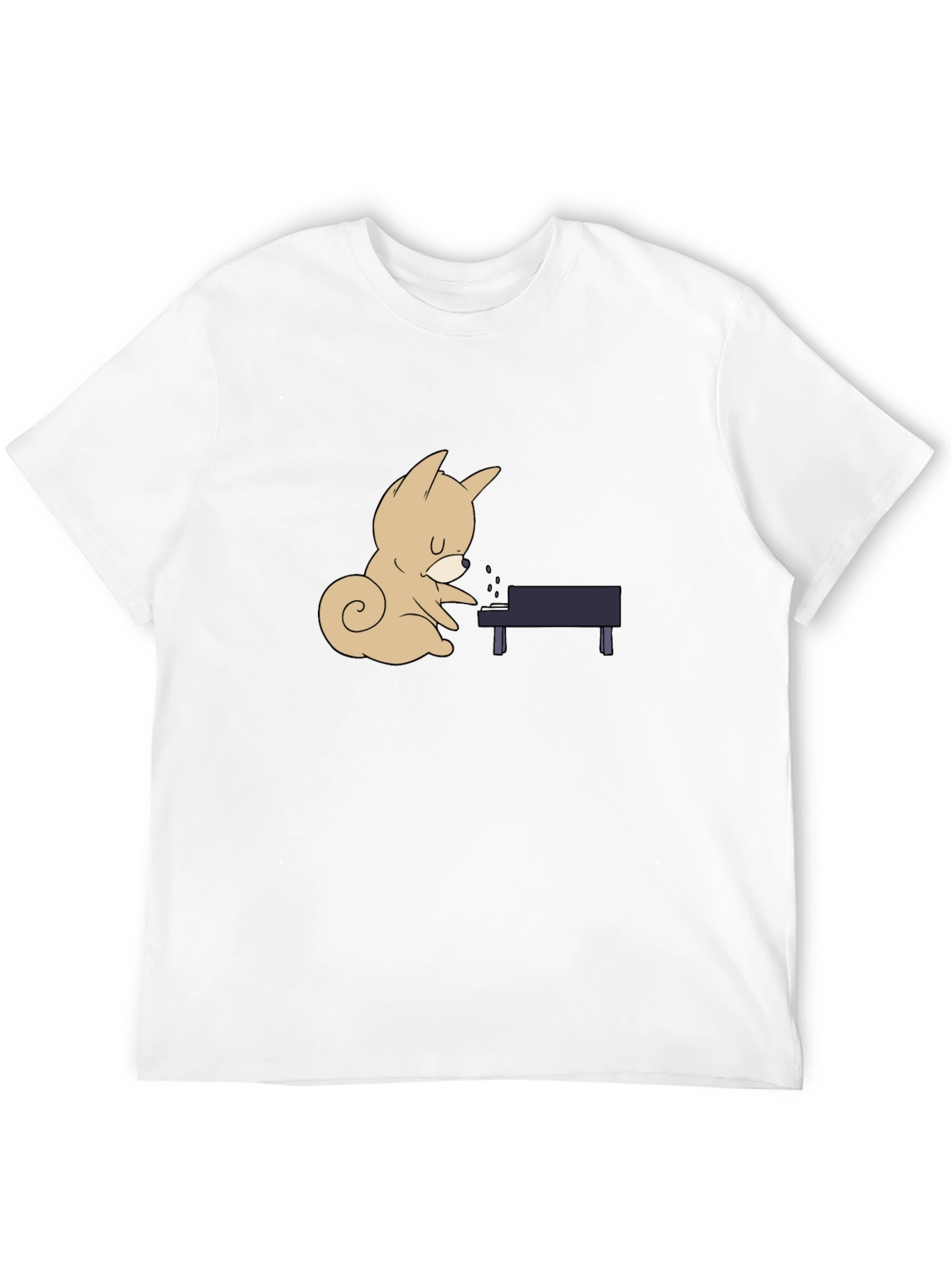 Piano Squirrel T-Shirt - Cute Music Lover Tee