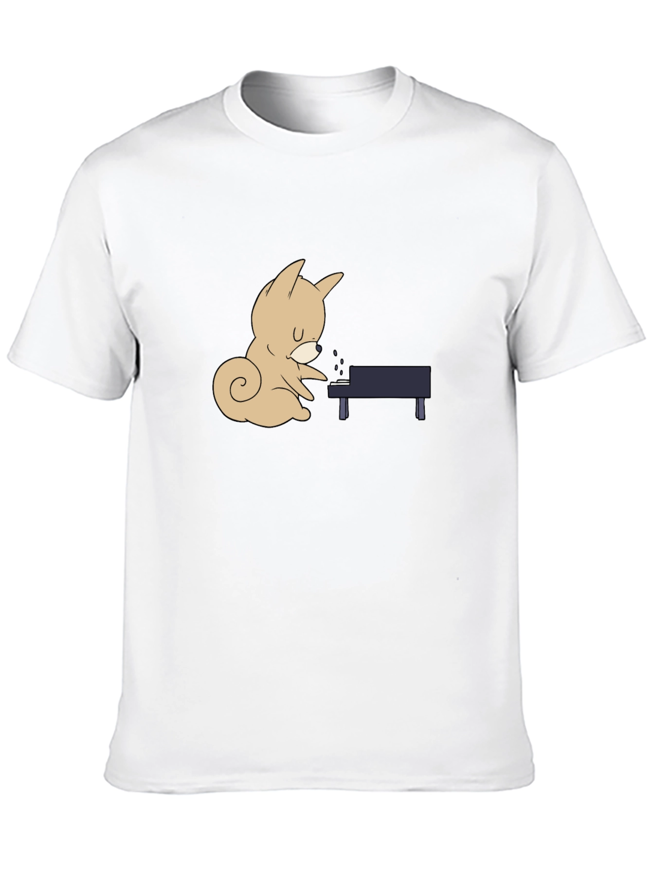 Piano Squirrel T-Shirt - Cute Music Lover Tee