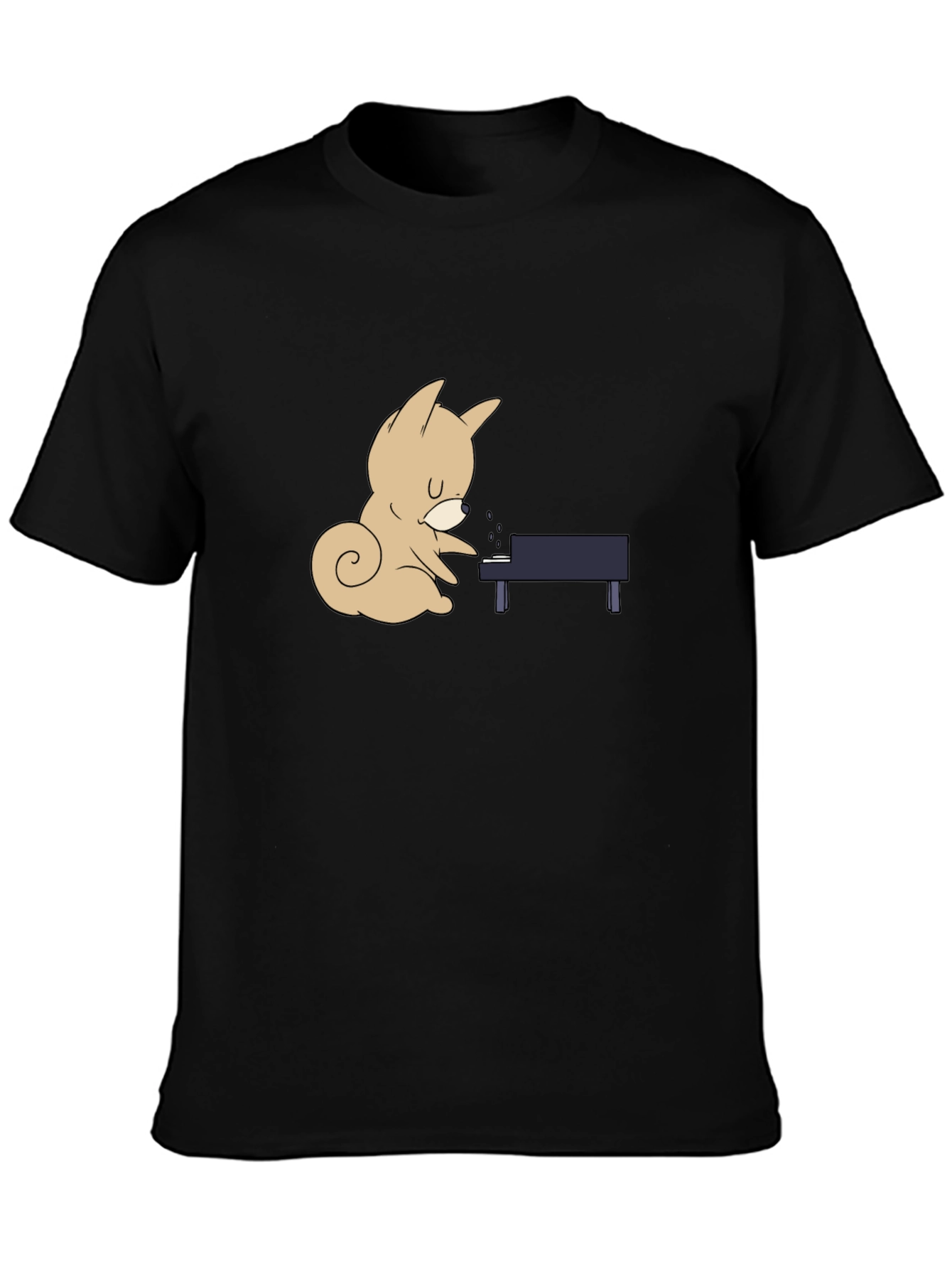 Piano Squirrel T-Shirt - Cute Music Lover Tee