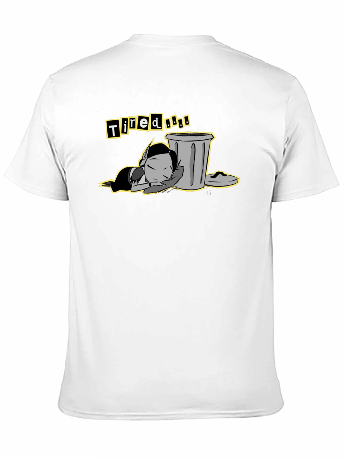 Tired Meme T-Shirt - Black Cotton Tee