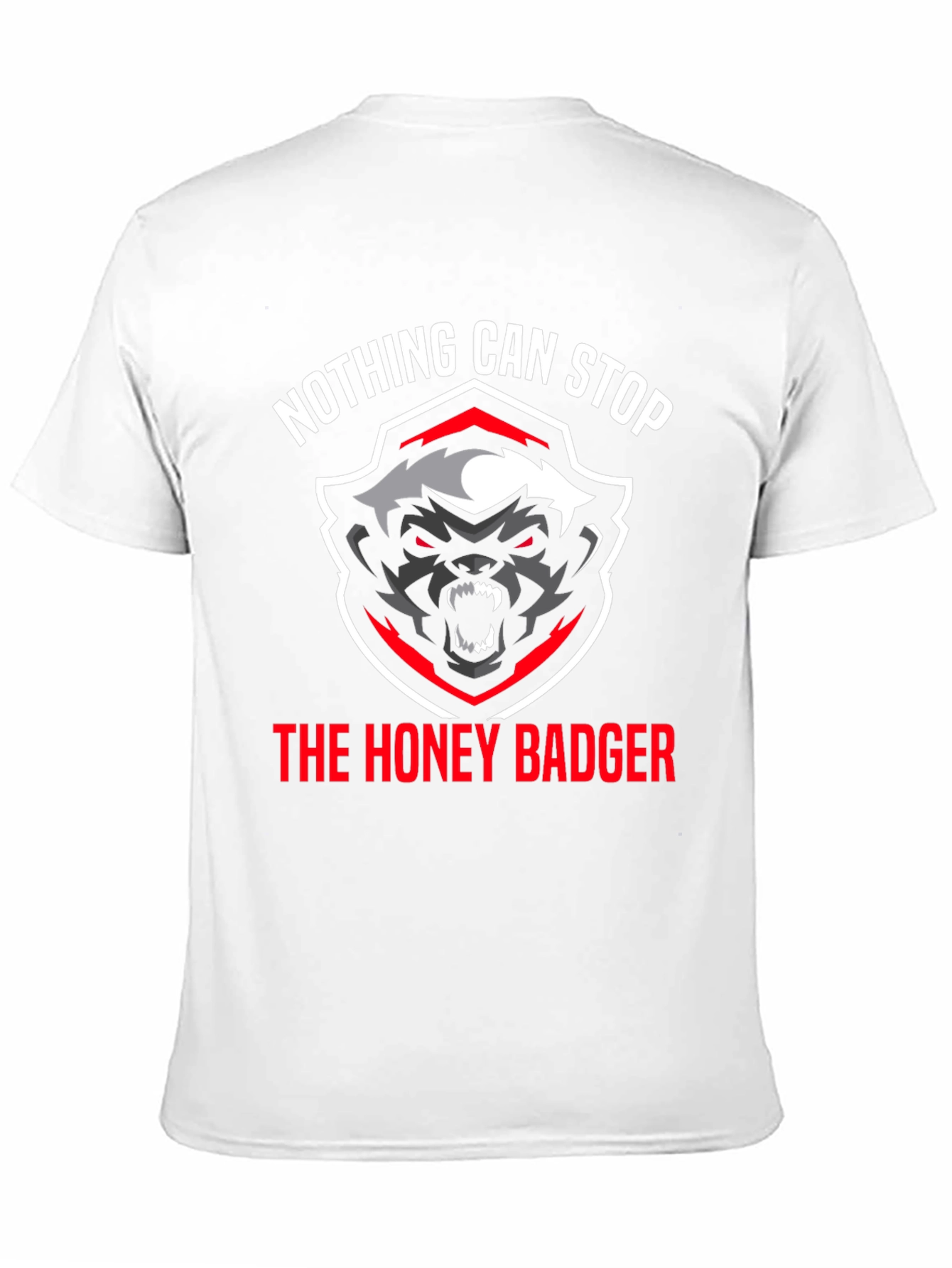 Honey Badger Graphic T-Shirt - Nothing Can Stop It!