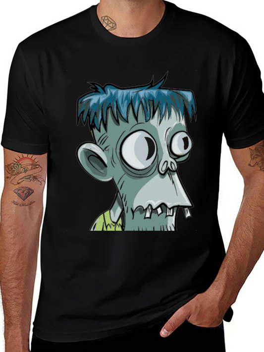 Zombie Cartoon Graphic T-Shirt