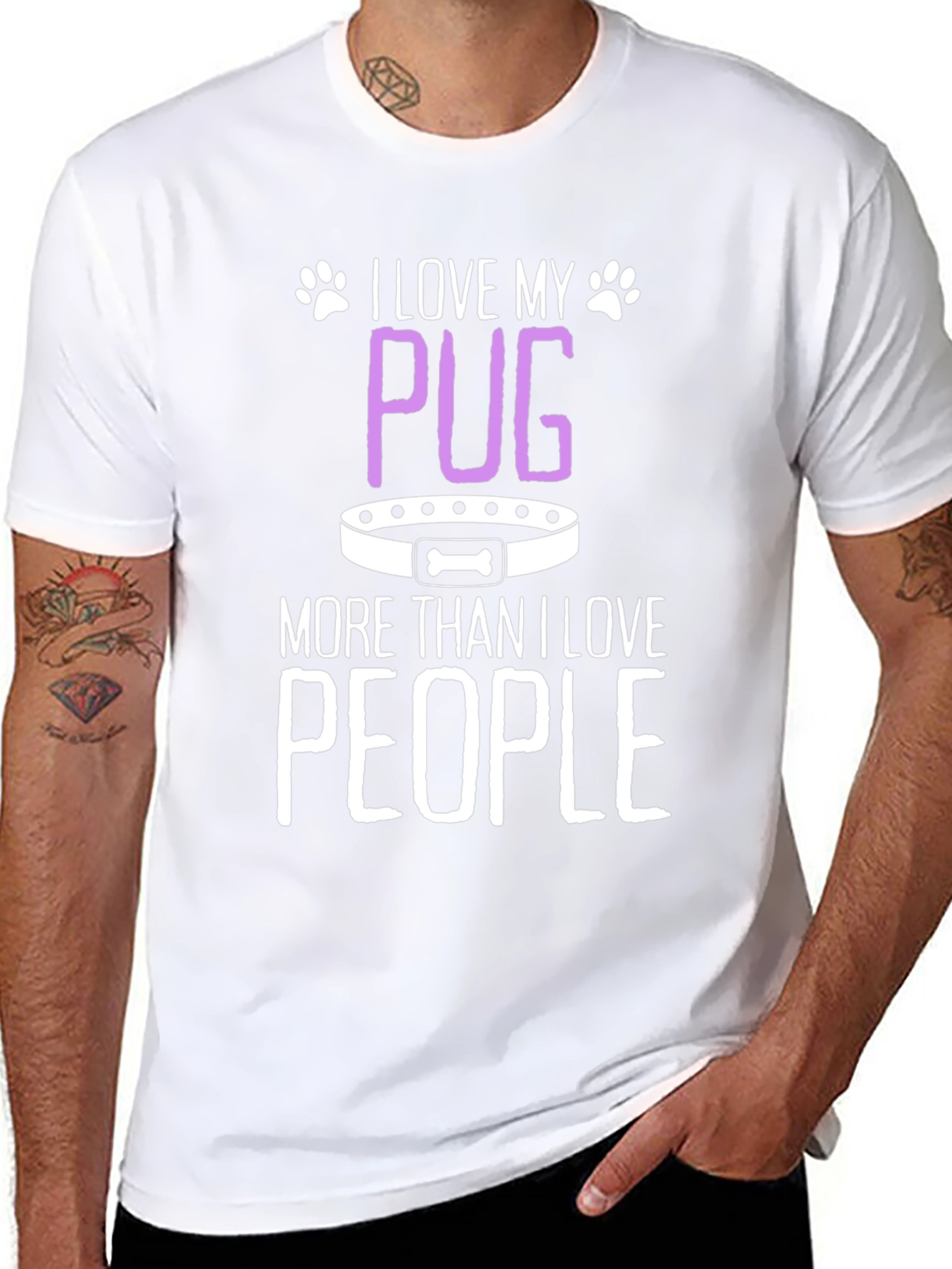 I Love My Pug T-Shirt