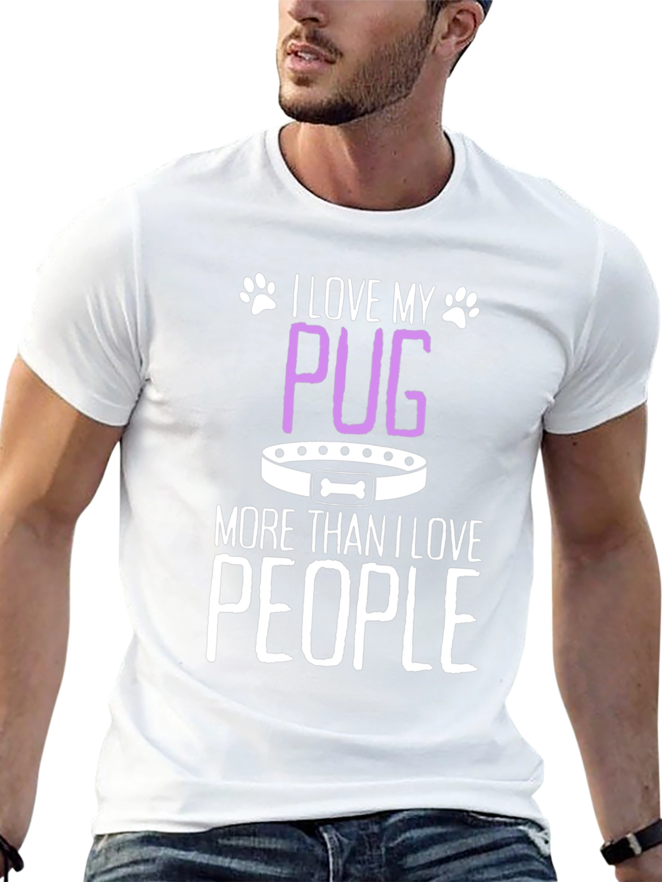 I Love My Pug T-Shirt