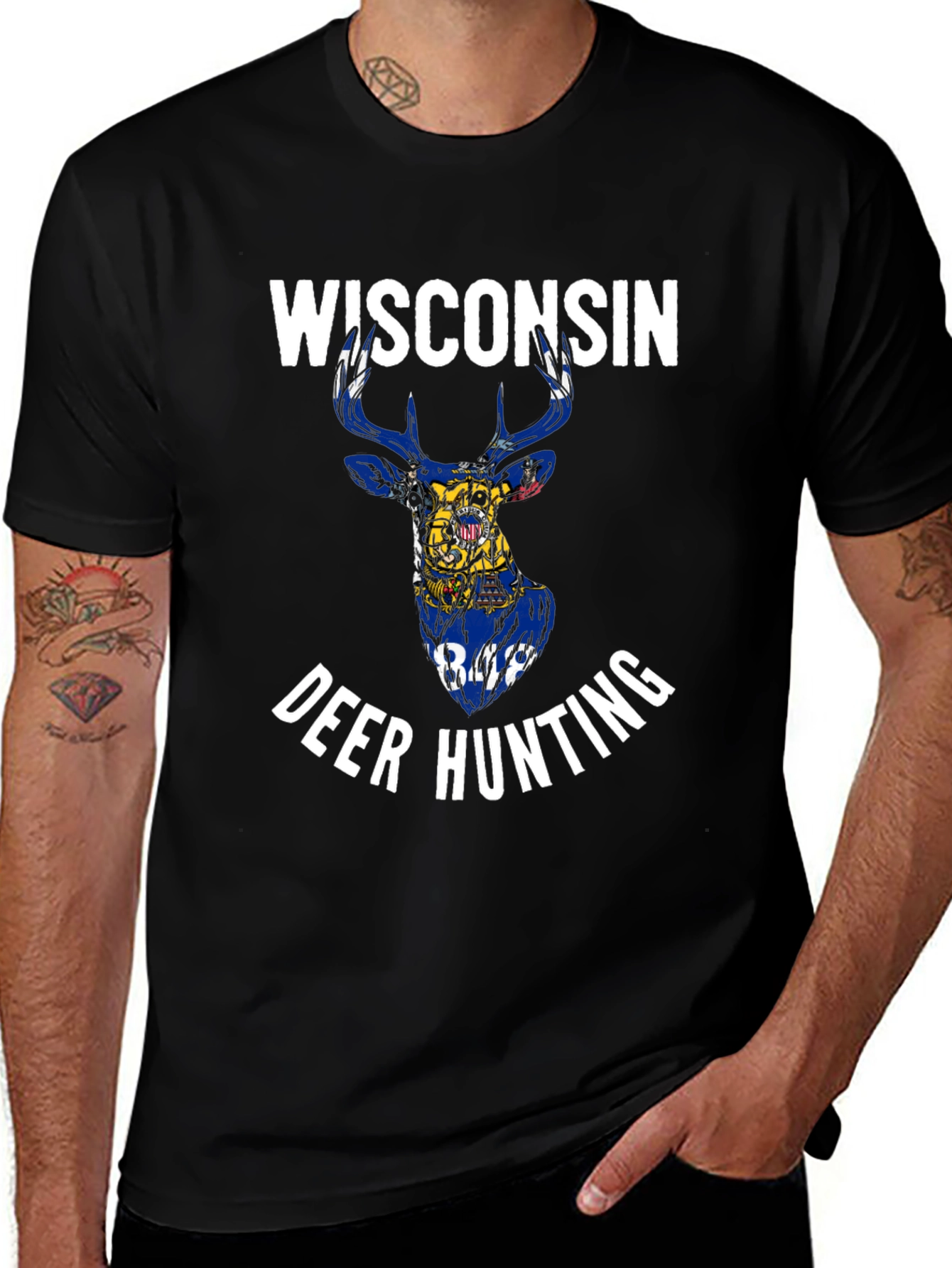 Wisconsin Deer Hunting Tee