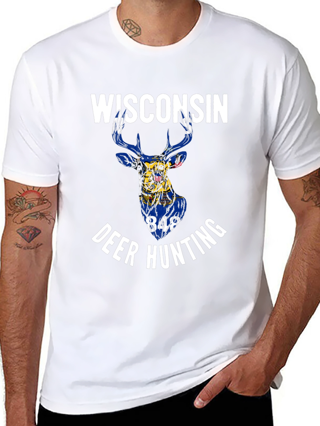 Wisconsin Deer Hunting Tee