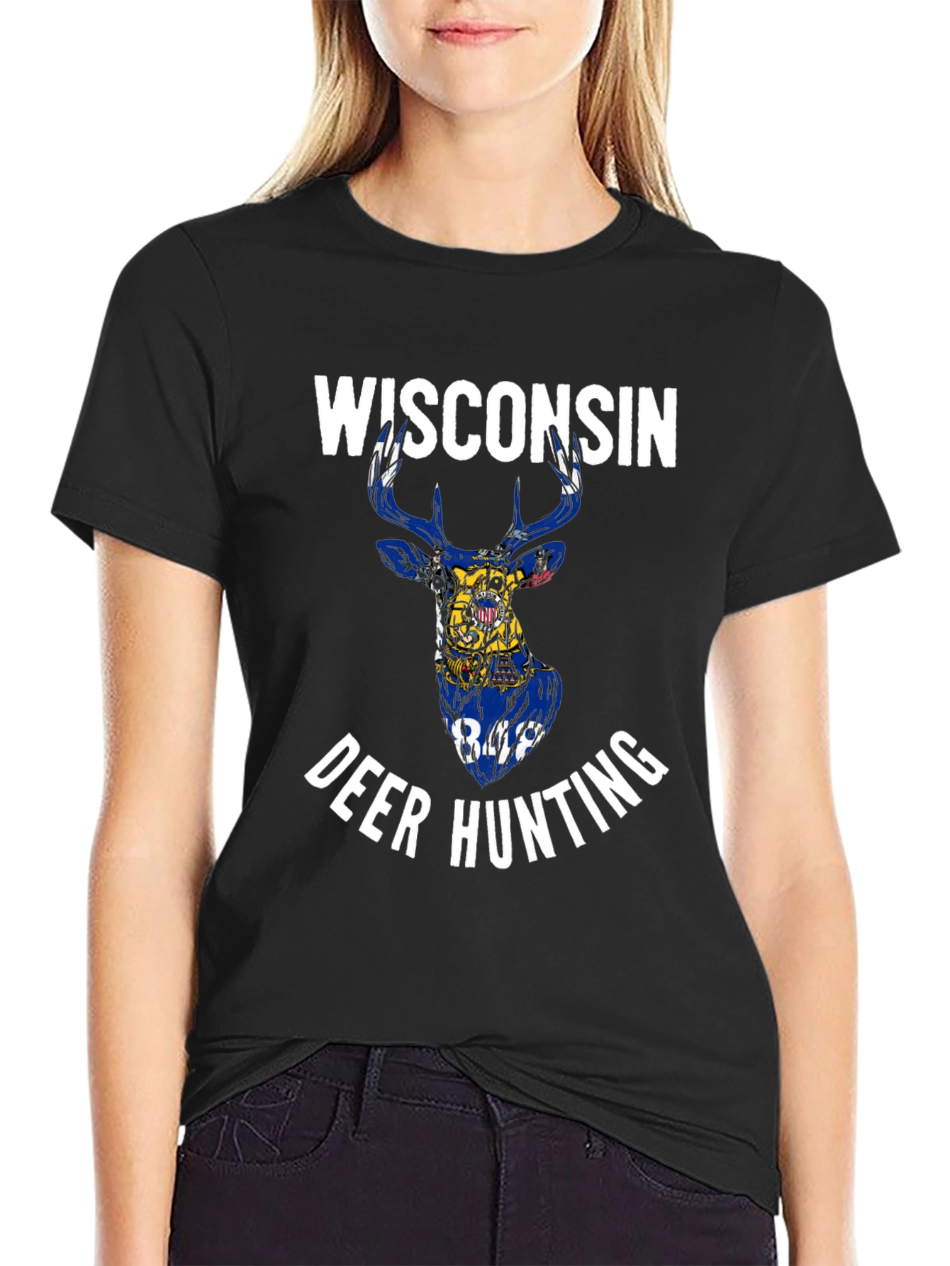Wisconsin Deer Hunting Tee
