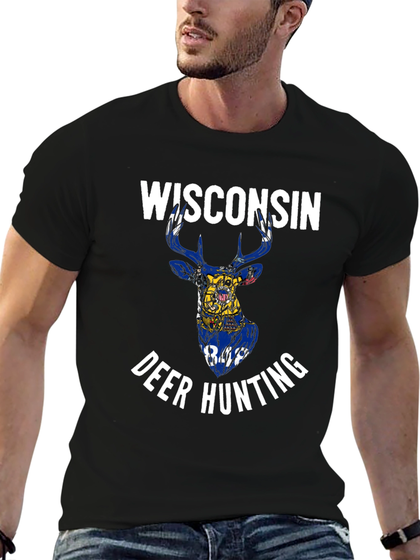Wisconsin Deer Hunting Tee
