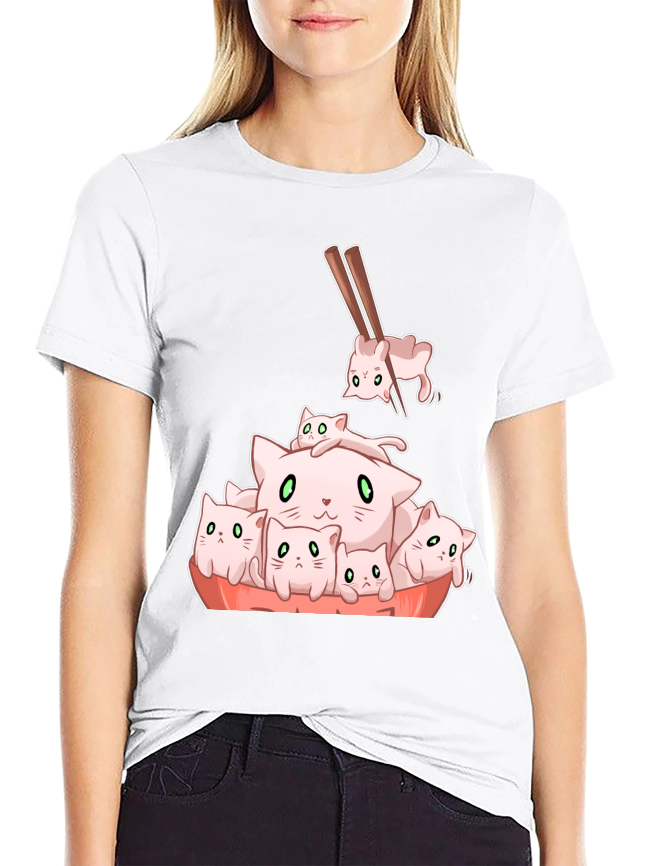 Sushi Cat T-Shirt - Cute Kitten Design