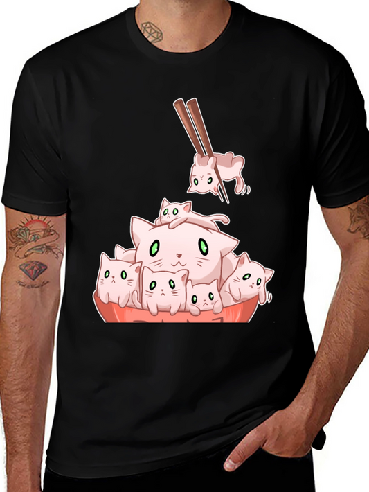 Sushi Cat T-Shirt - Cute Kitten Design