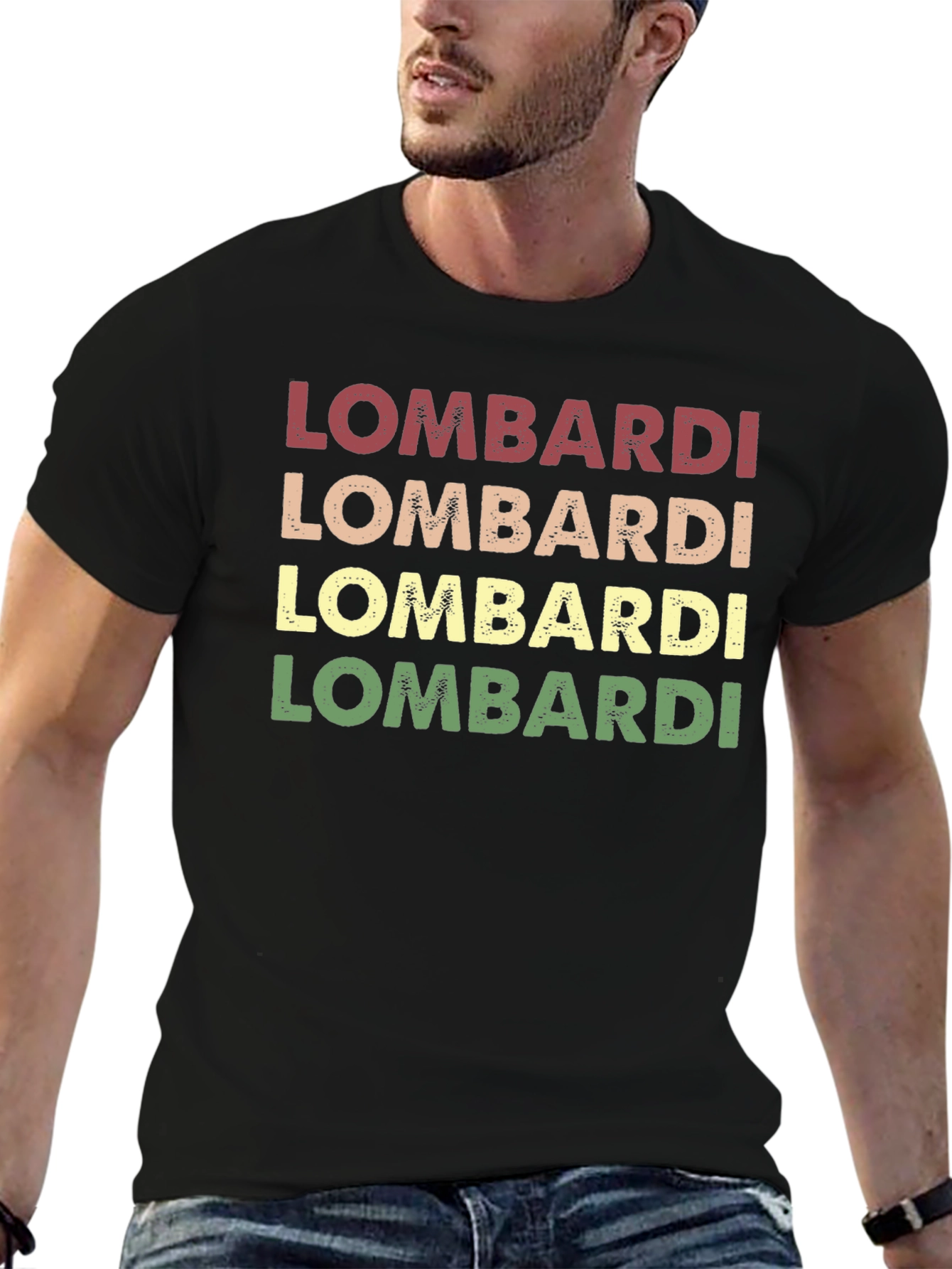 Lombardi Retro Graphic Tee - Black