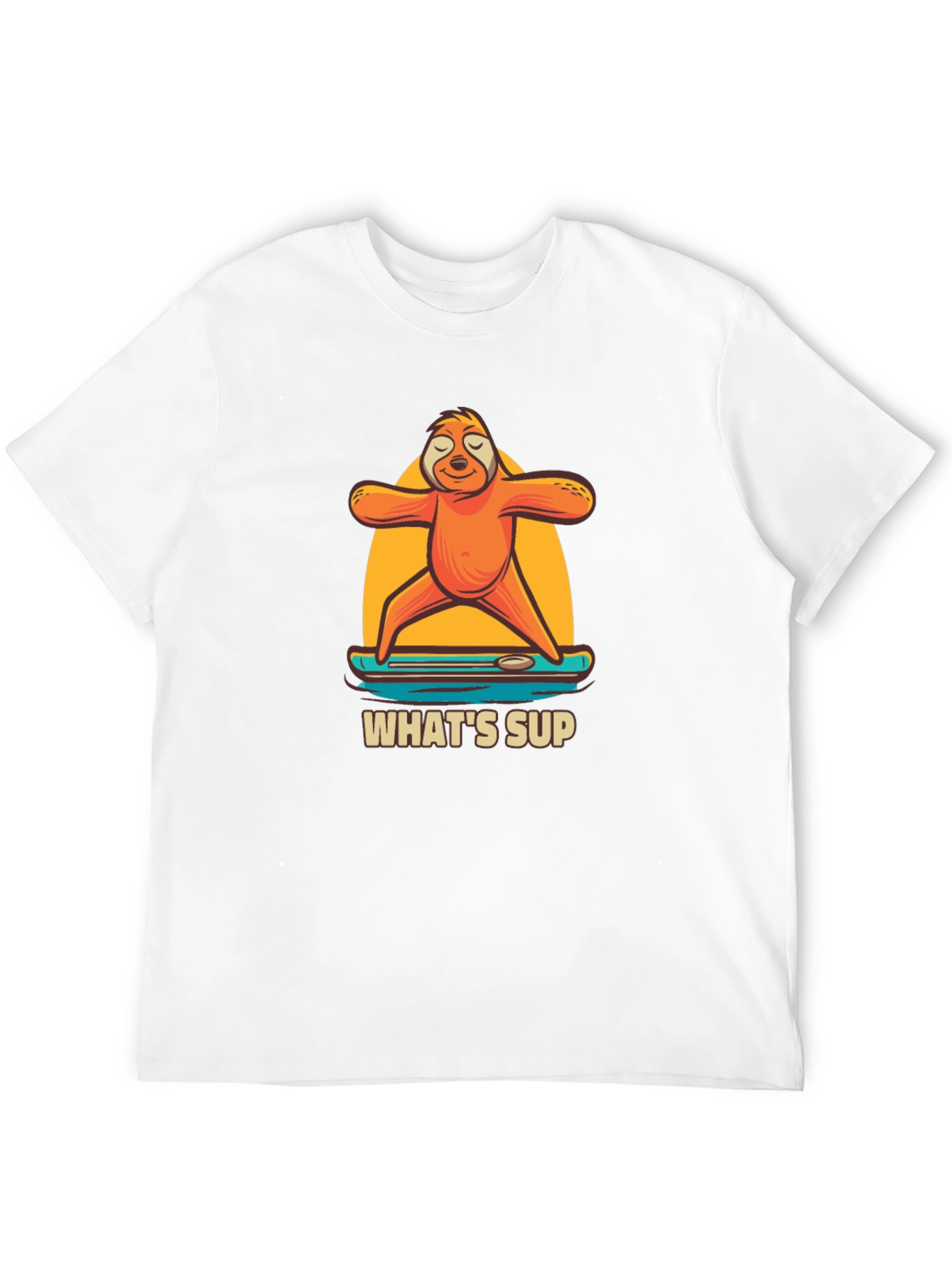 Sloth Yoga Paddle Board T-Shirt